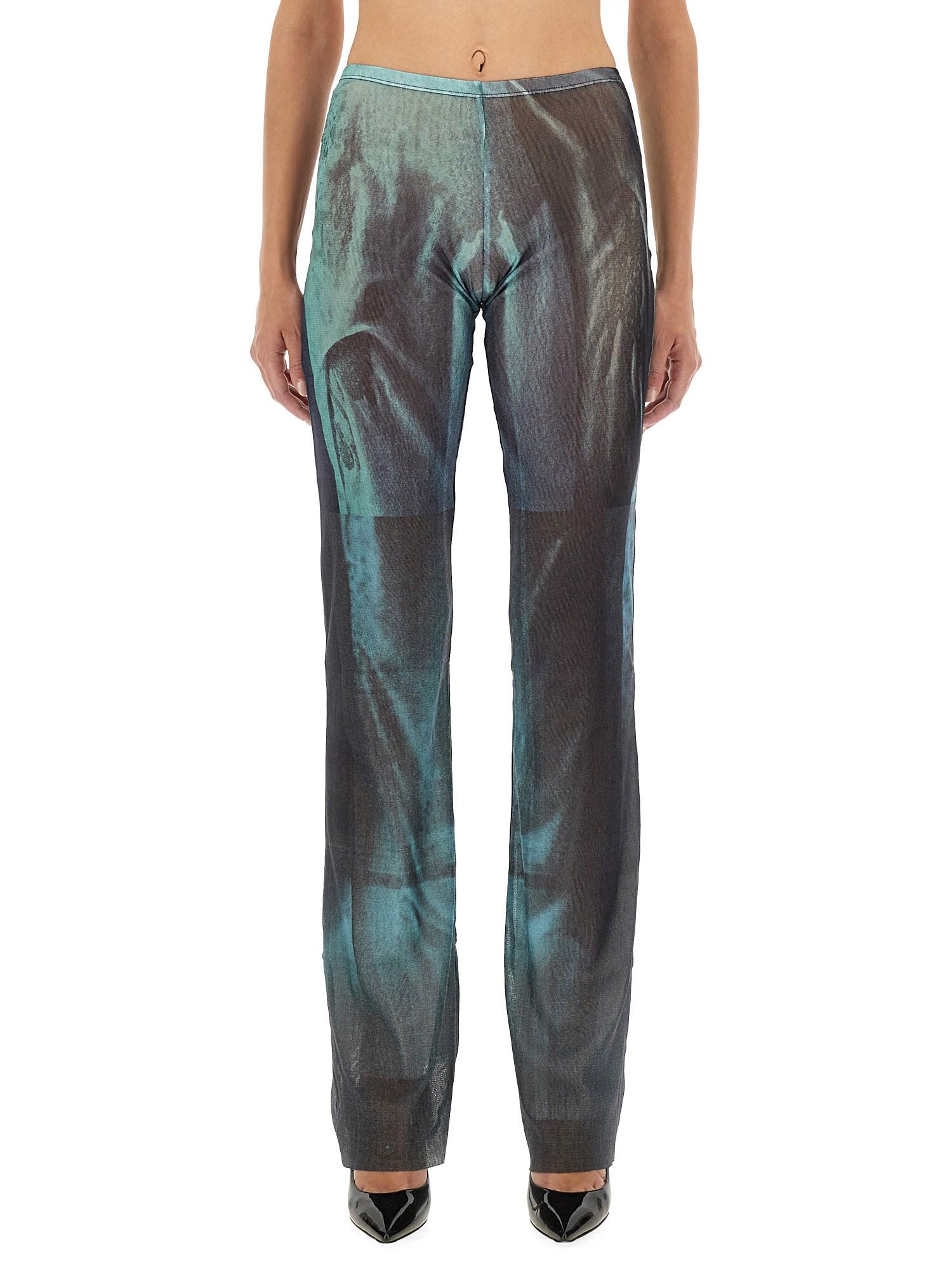 パンツ JEAN PAUL GAULTIER THE MEDAILLON PRINT MESH TROUSERS Jean Paul Gaultier - Jean Paul Gaultier | The Khaki