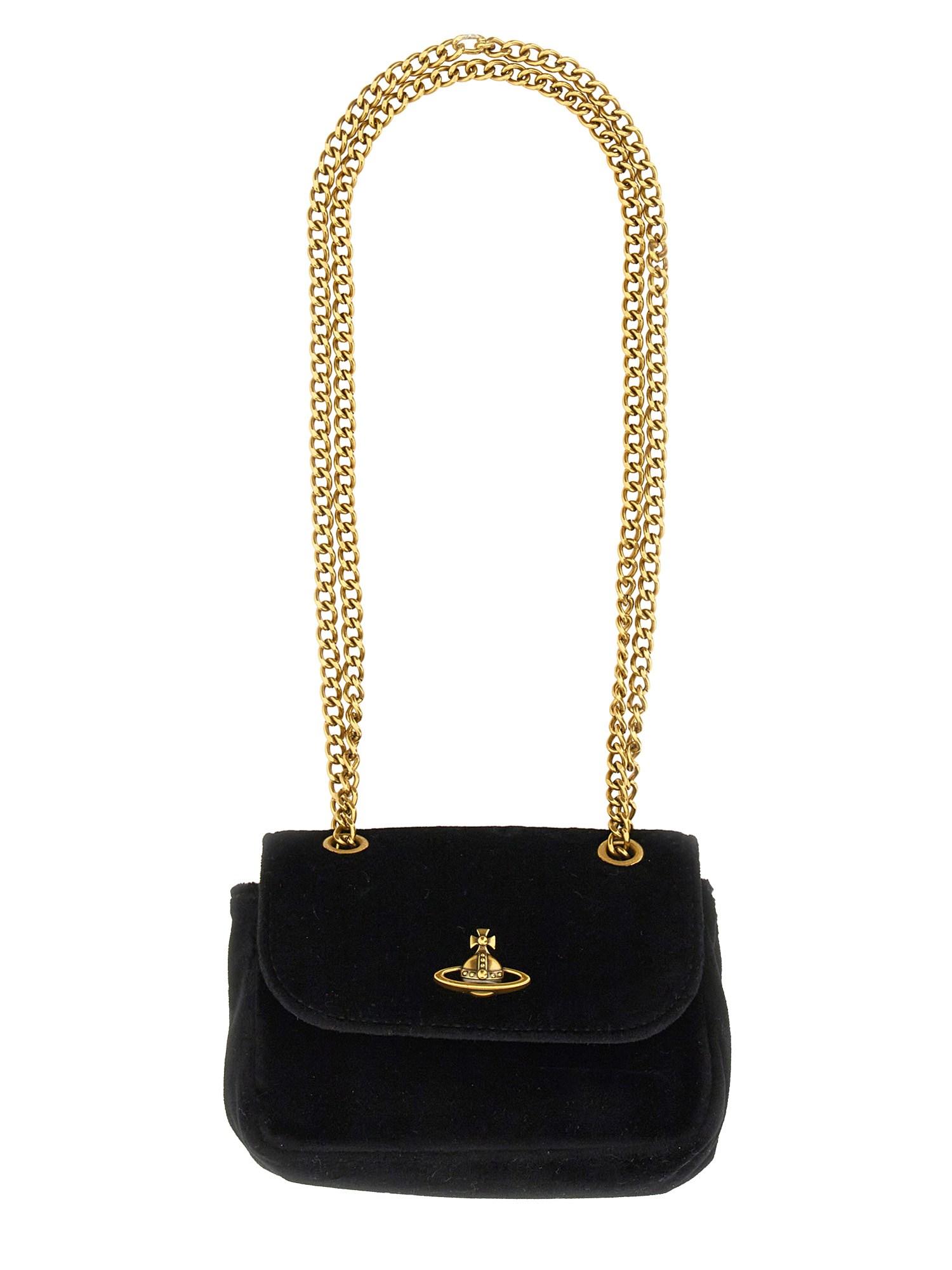 Vivienne Westwood バッグ SMALL PURSE CHAIN 5C01000DW L001L Vivienne Westwood Small Purse Chain Twill Bag