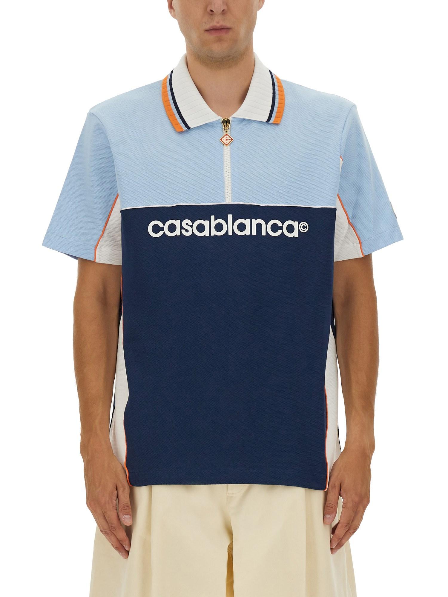 Blue CASABLANCA T-shirts for Men | Lyst