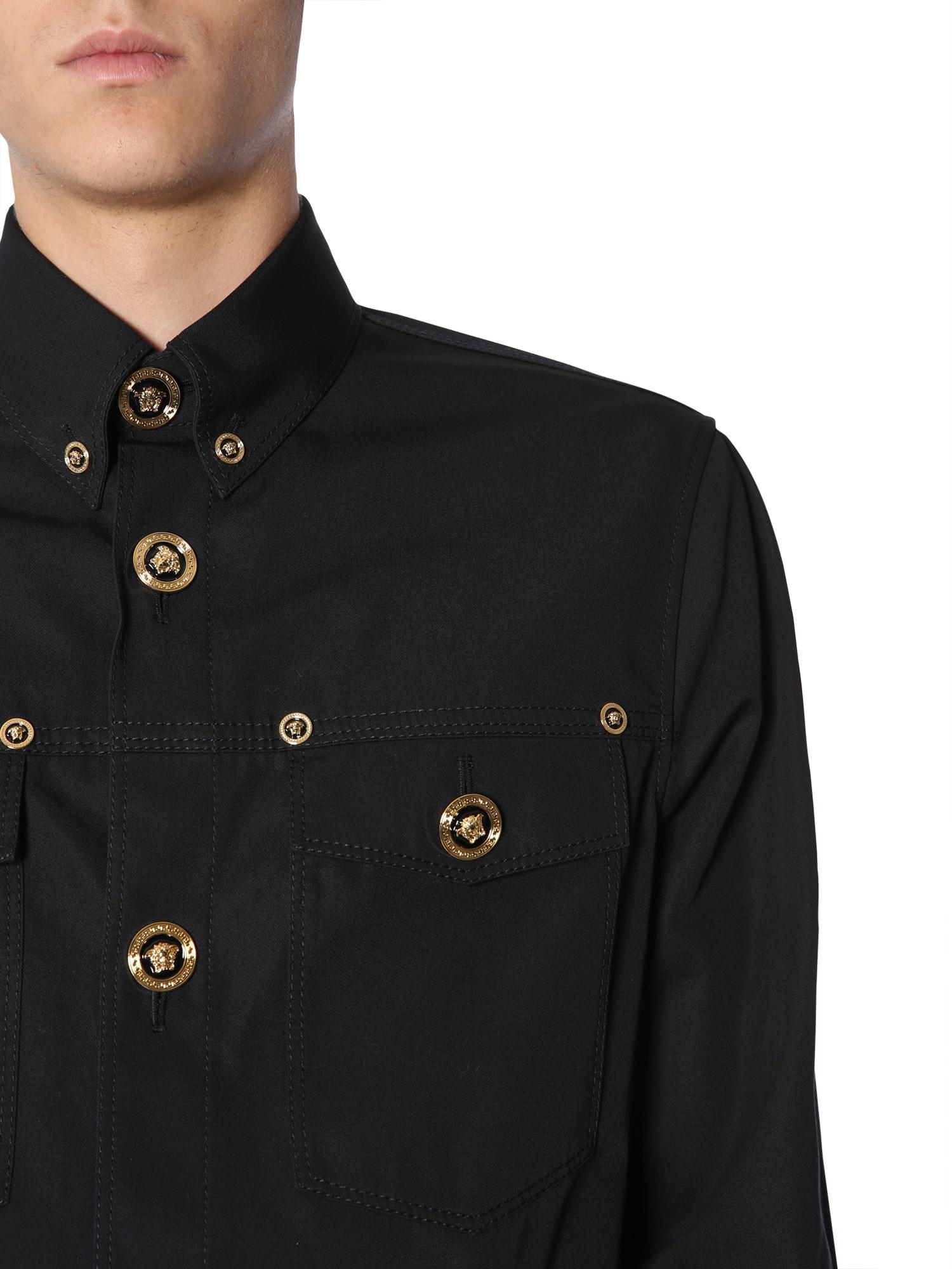 Versace Cotton Button Down Shirt in 