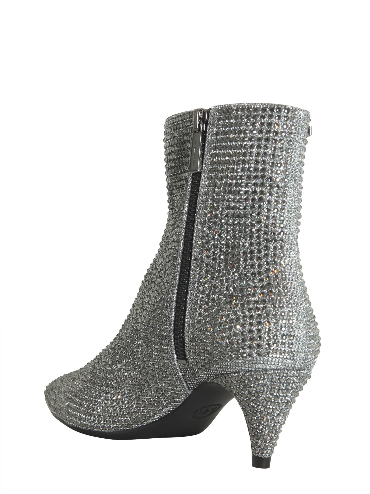 michael kors glitter boots