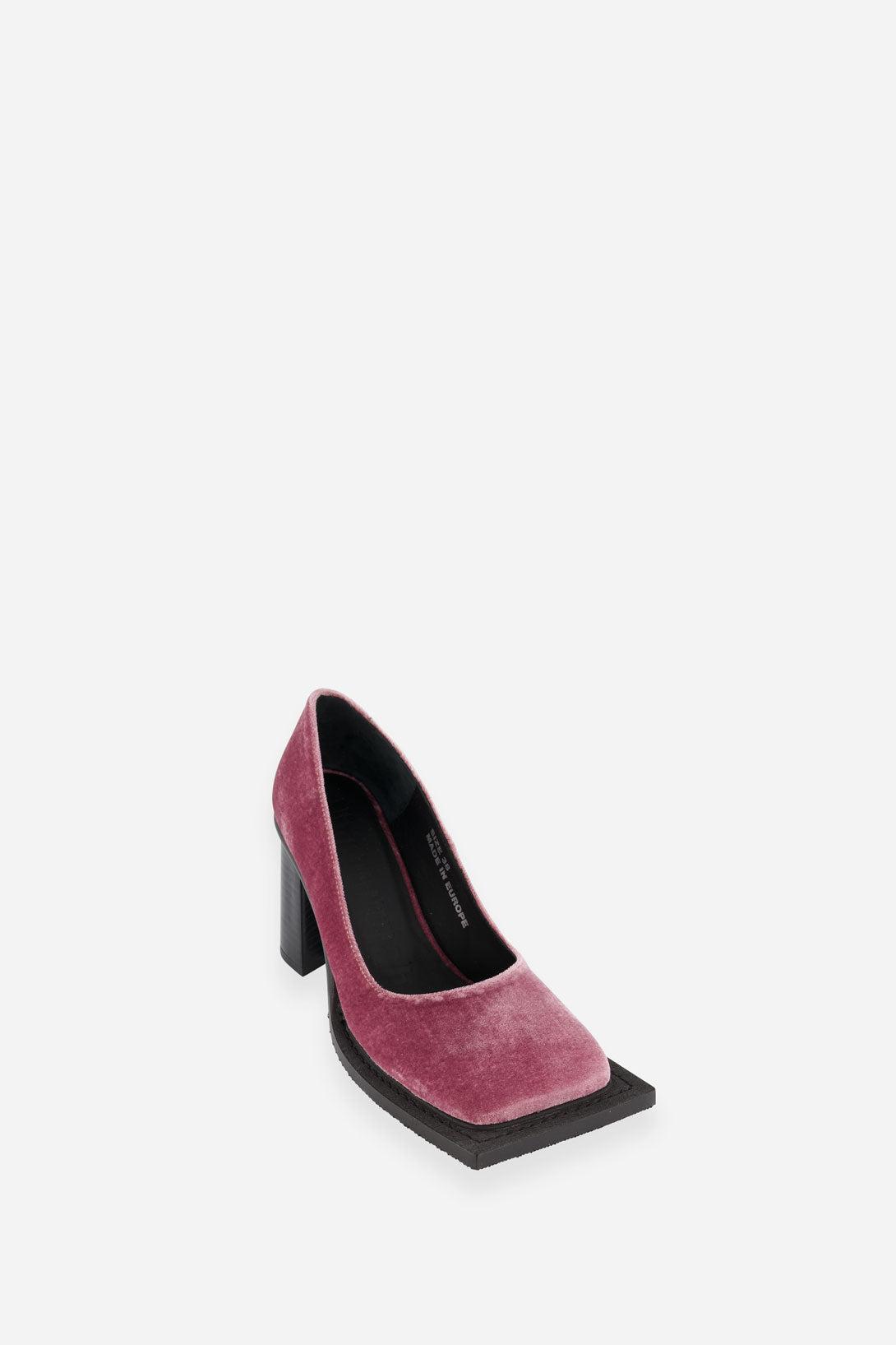 Ninamounah Howl Dark Velvet Pumps in Pink | Lyst UK