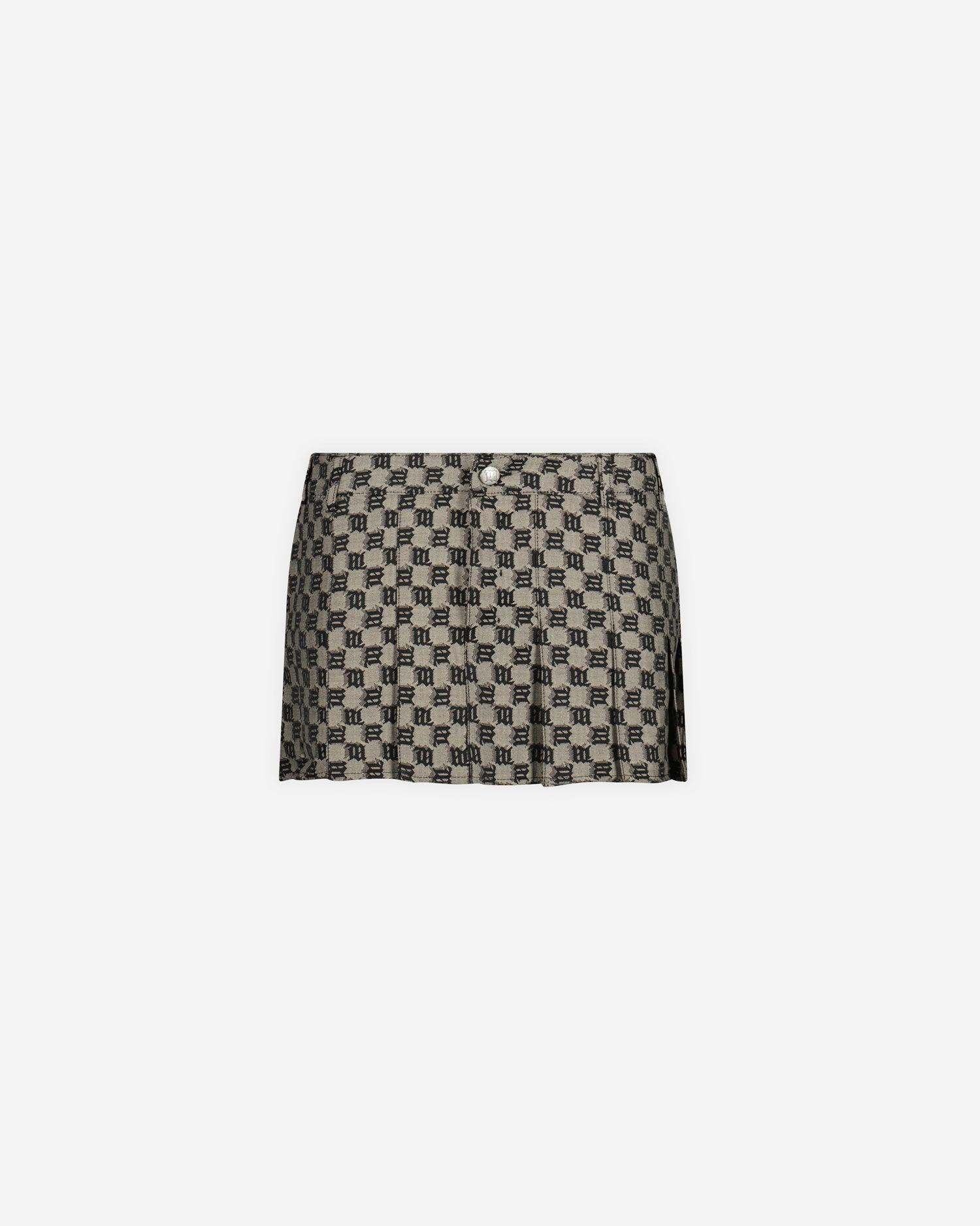 MISBHV Lara Monogram Mini Skirt - Farfetch