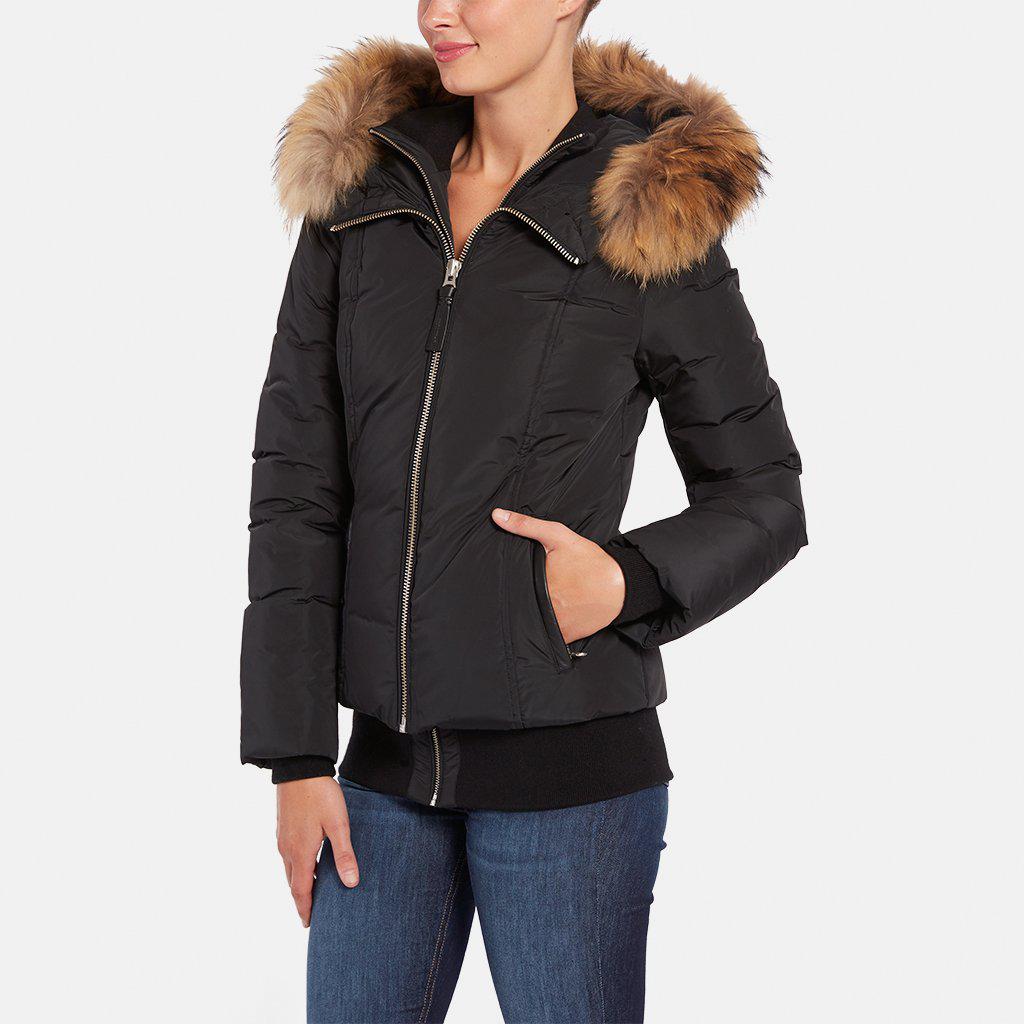 mackage romane bomber jacket