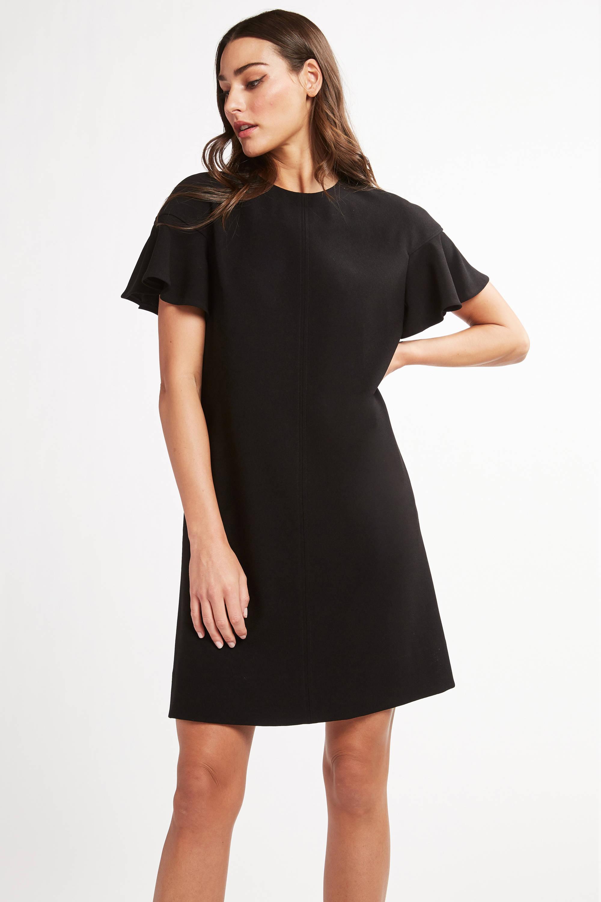 tahari black gown