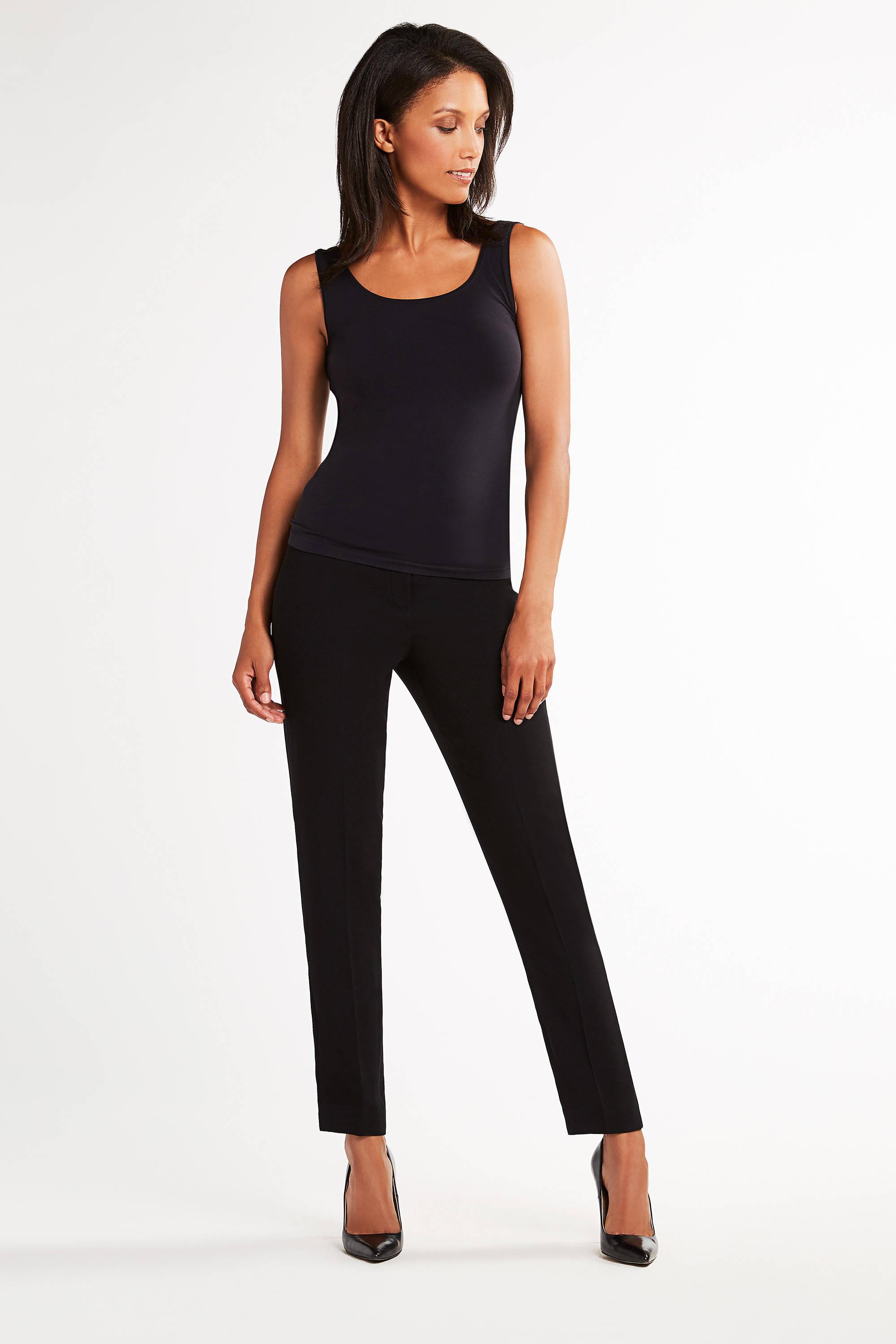 Elie Tahari Neely Knit Tank Top in Black - Lyst