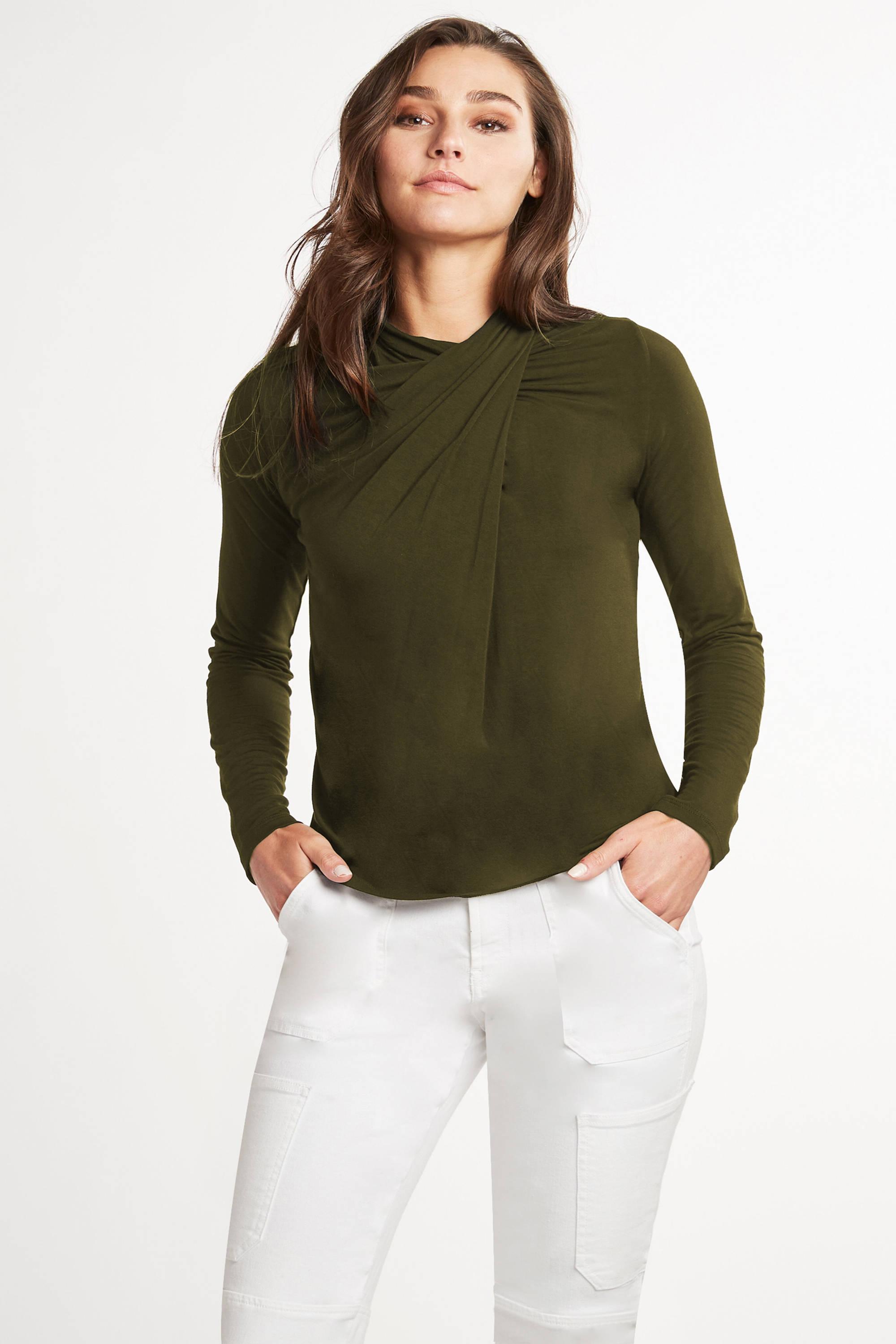Elie Tahari Synthetic Keilani Knit in Dark Moss (Green) - Lyst