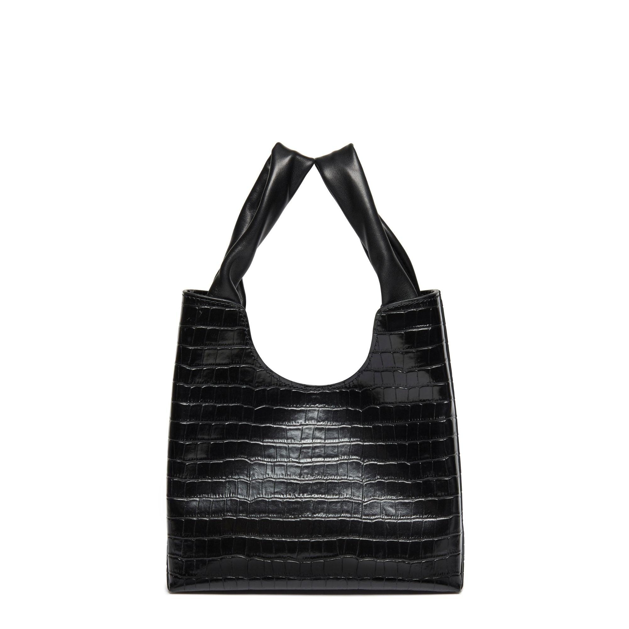 Elleme Shopper Croco-print Embossed Leather Black | Lyst