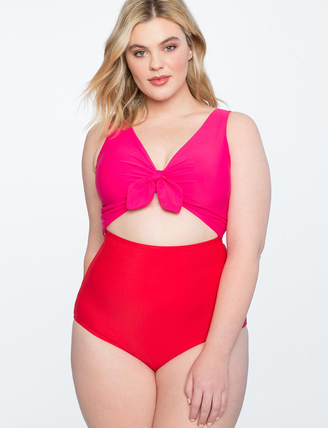 pink and red swimsuit