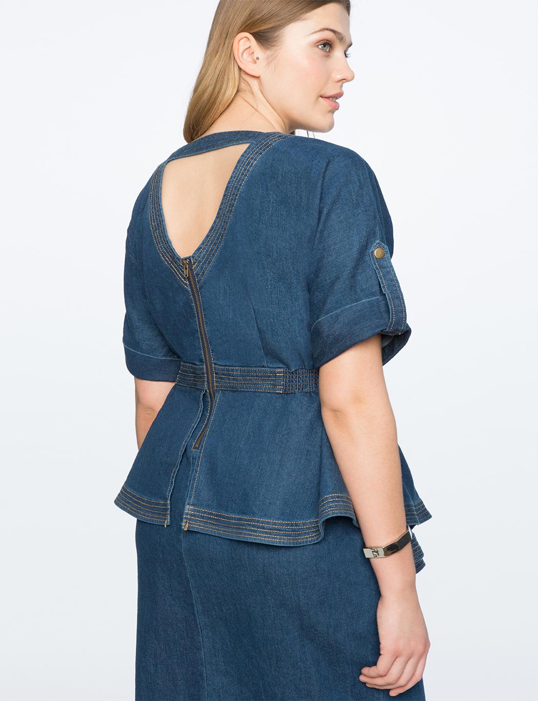 eloquii denim dress
