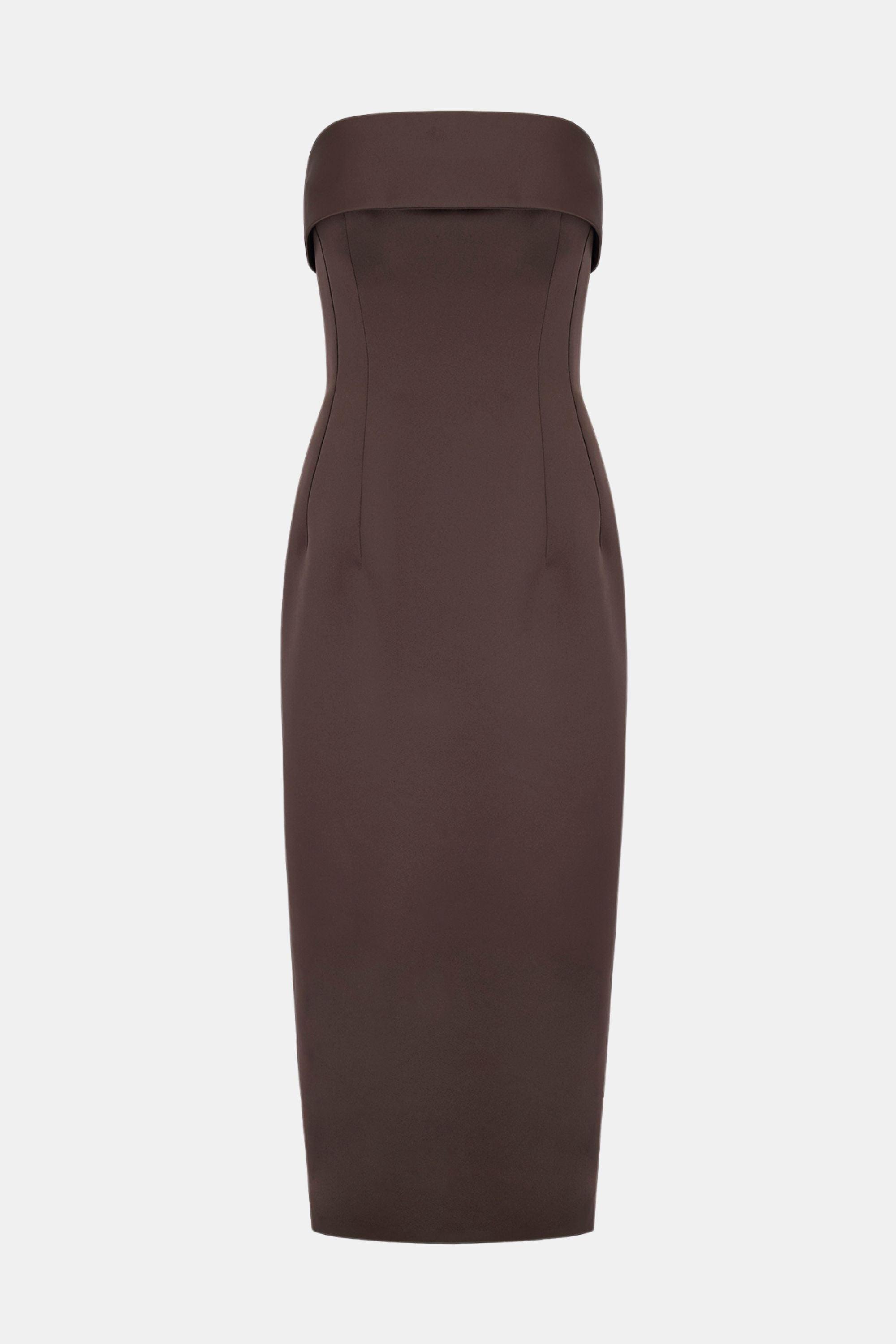 Emilia Wickstead Keeley Dress in Brown | Lyst UK Emilia Wickstead Keeley Dress in Brown | Lyst UK