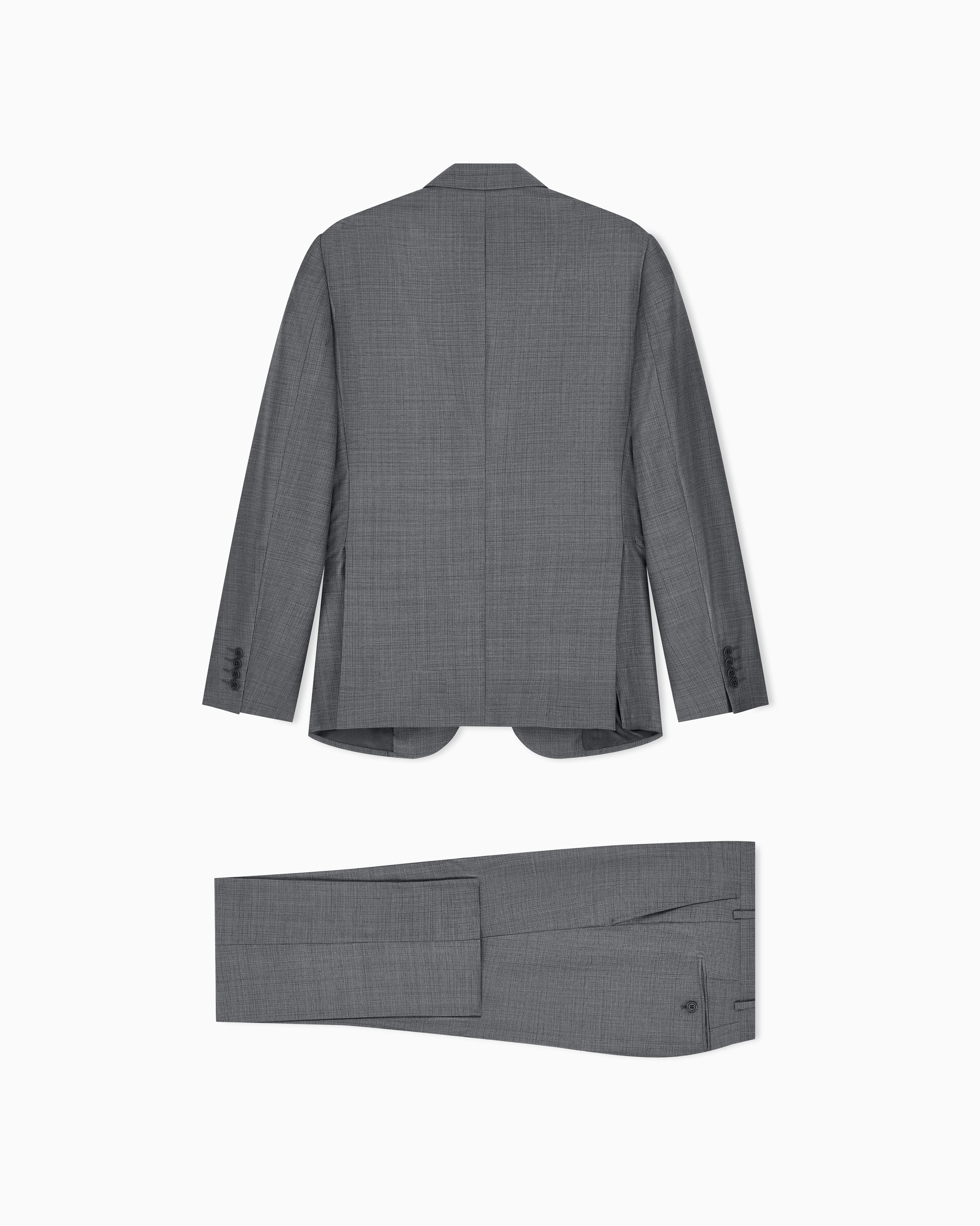 Gray Emporio Armani Suits for Men | Lyst
