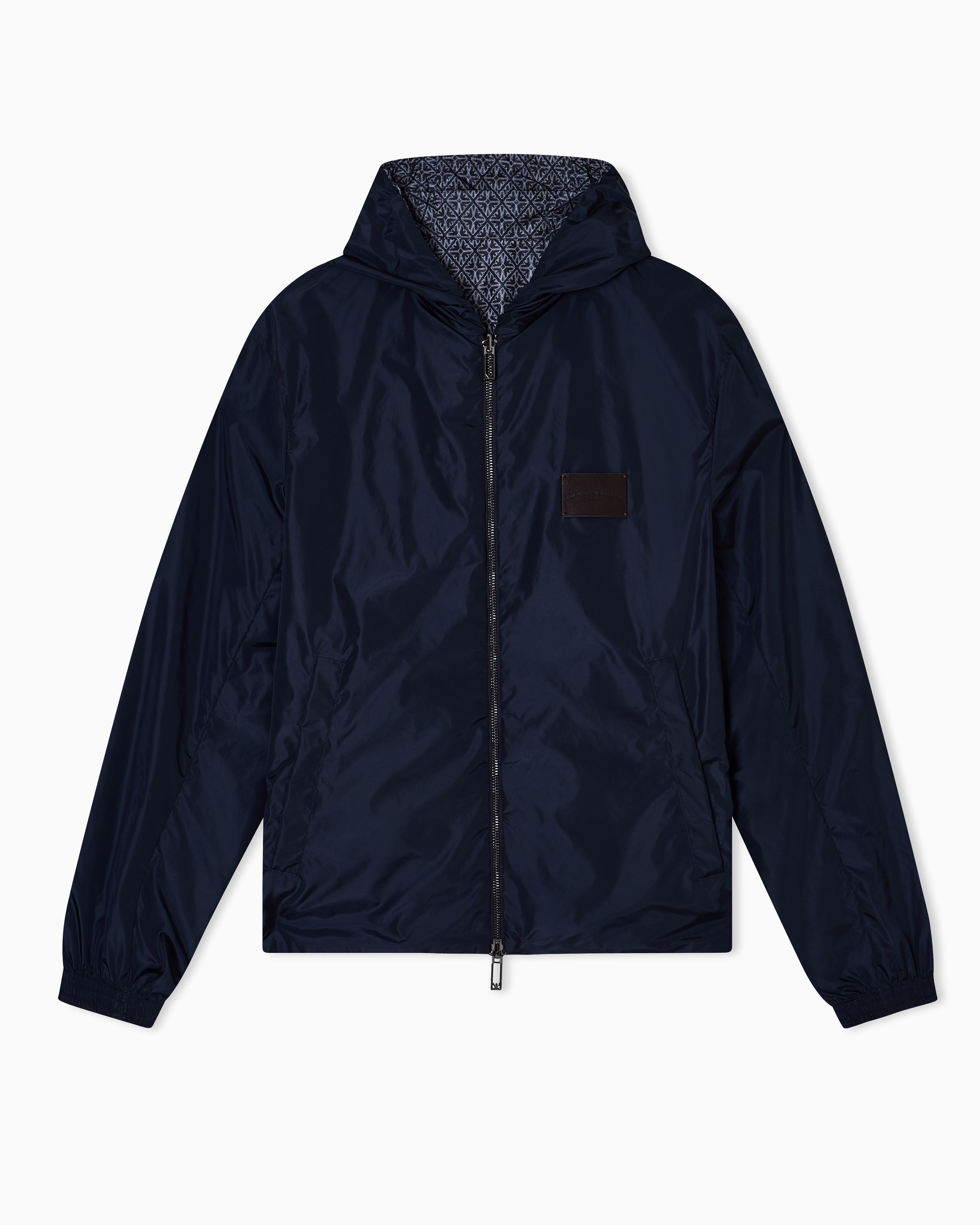 Emporio Armani Reversible Nylon Blouson With Majolica Print in 