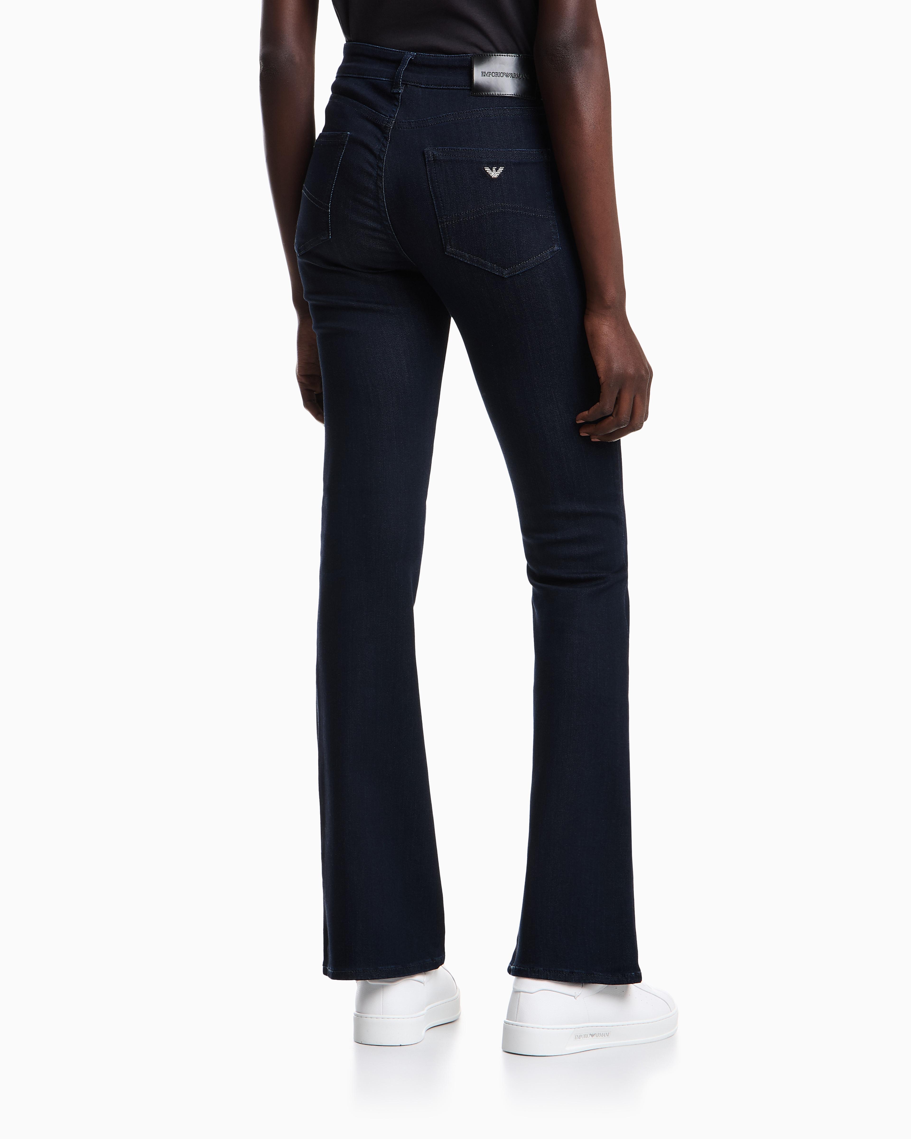 Emporio Armani Flared Fit Jeans for Women | Lyst