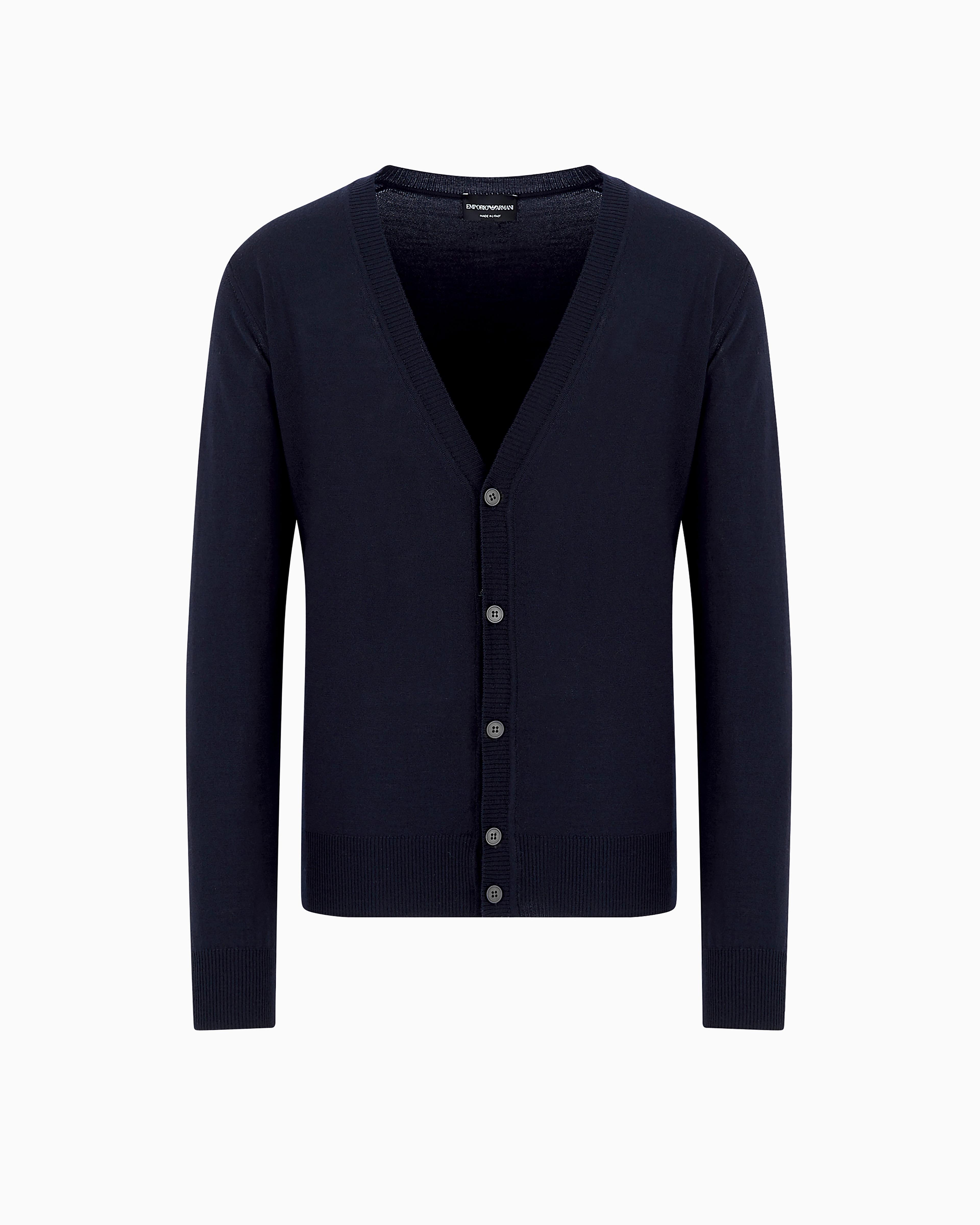 Emporio Armani Cardigans for Men | Online Sale up to 81% off