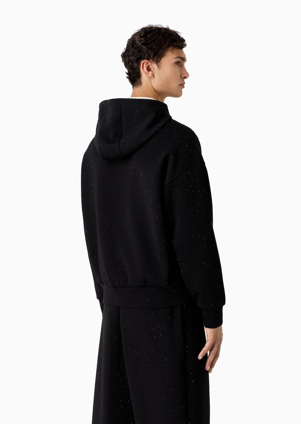 Emporio Armani Clubwear Double-jersey Hooded, Oversize Emporio Armani Clubwear Double-jersey Hooded, Oversize