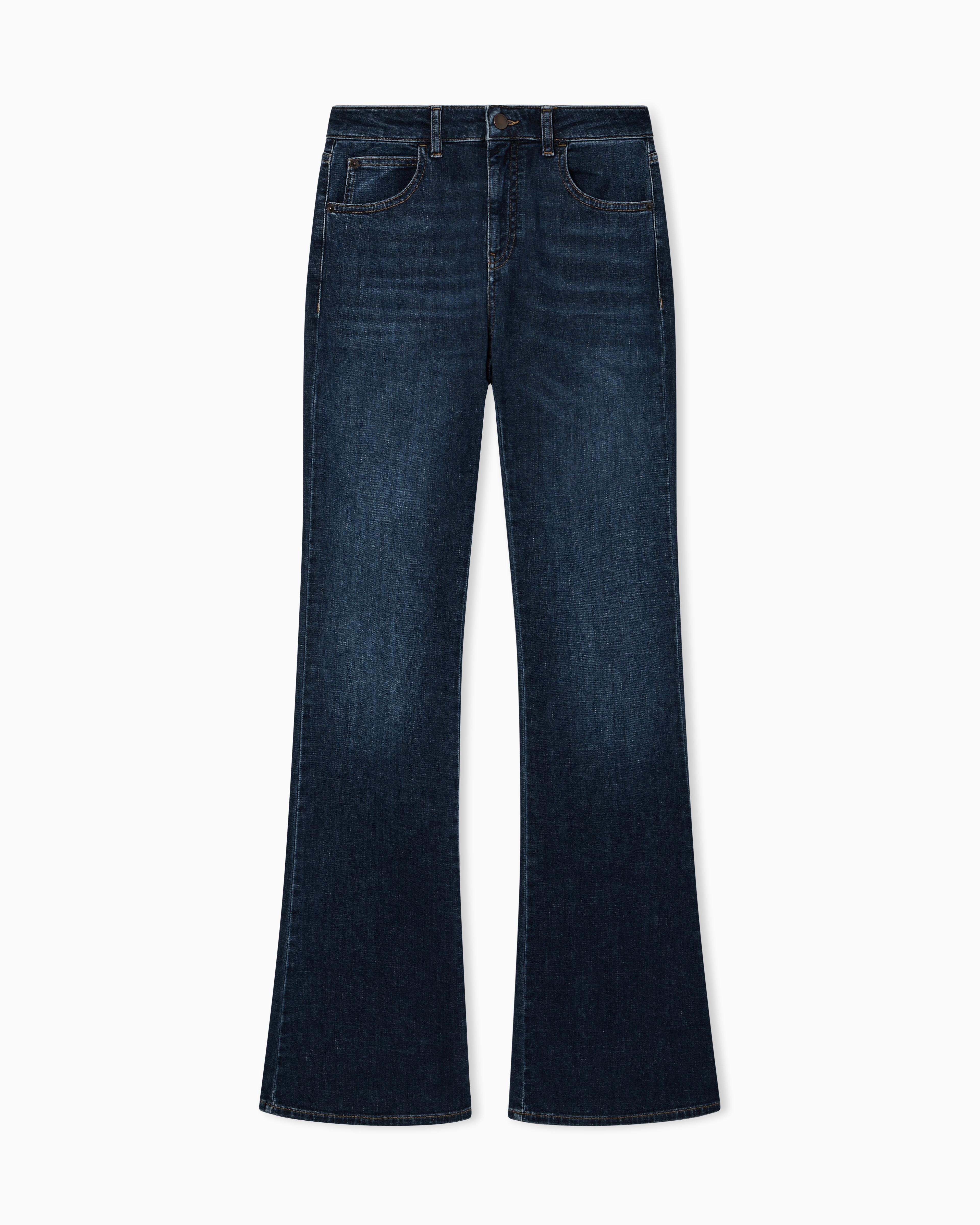 Emporio Armani Flared Fit Jeans for Women | Lyst