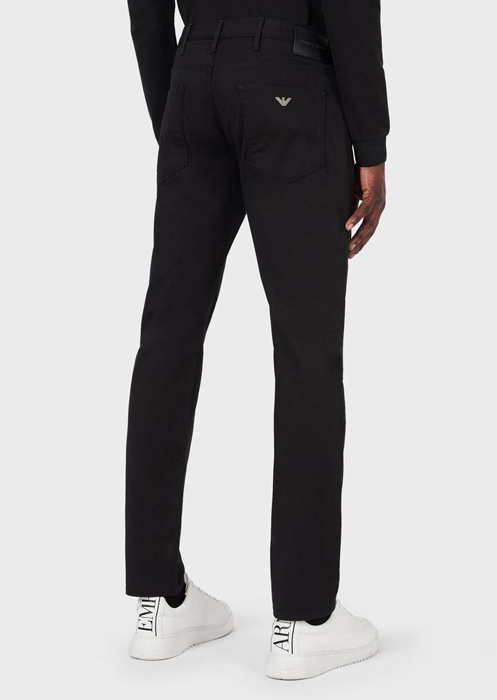 Emporio Armani J06 Slim Jeans in Black for Men Lyst UK