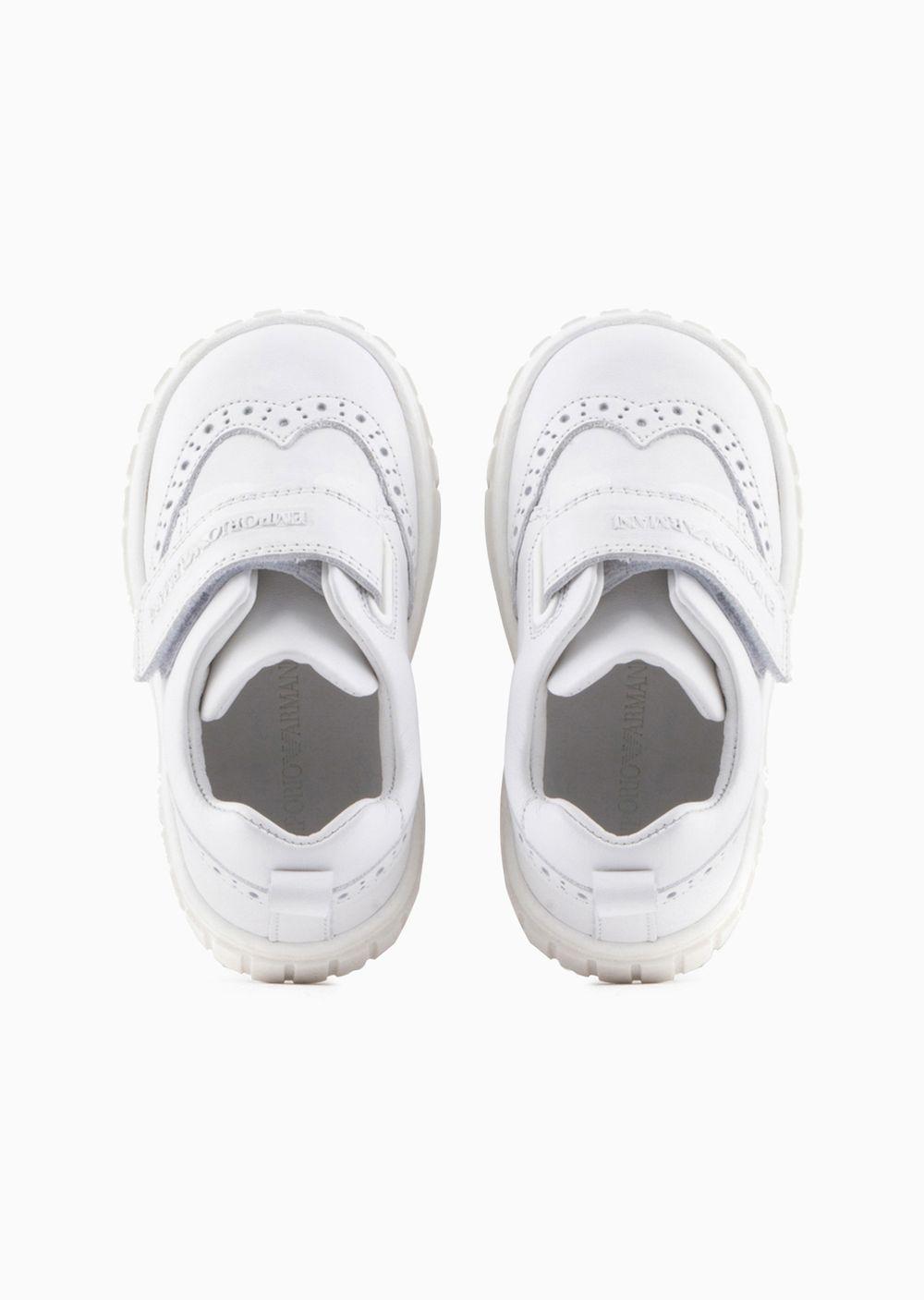 Armani velcro trainers deals