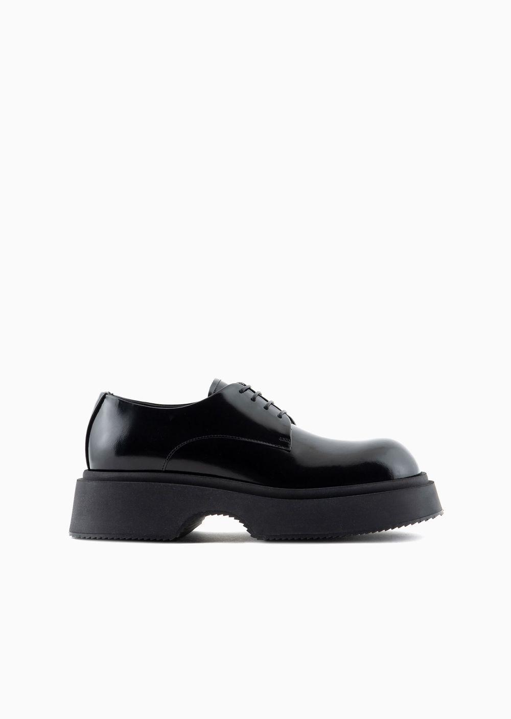 Emporio Armani lace-up derby shoes - Black