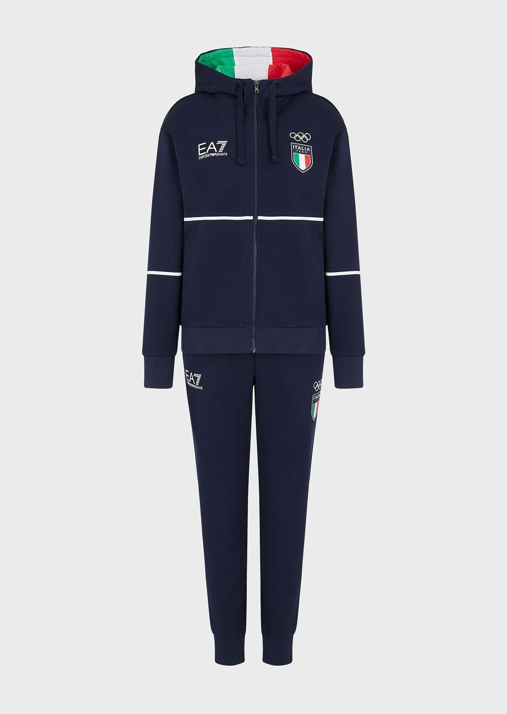 Olimpiadi Invernali Pechino 2022 Tuta In Felpa Di Cotone Donna di Emporio  Armani in Blu | Lyst