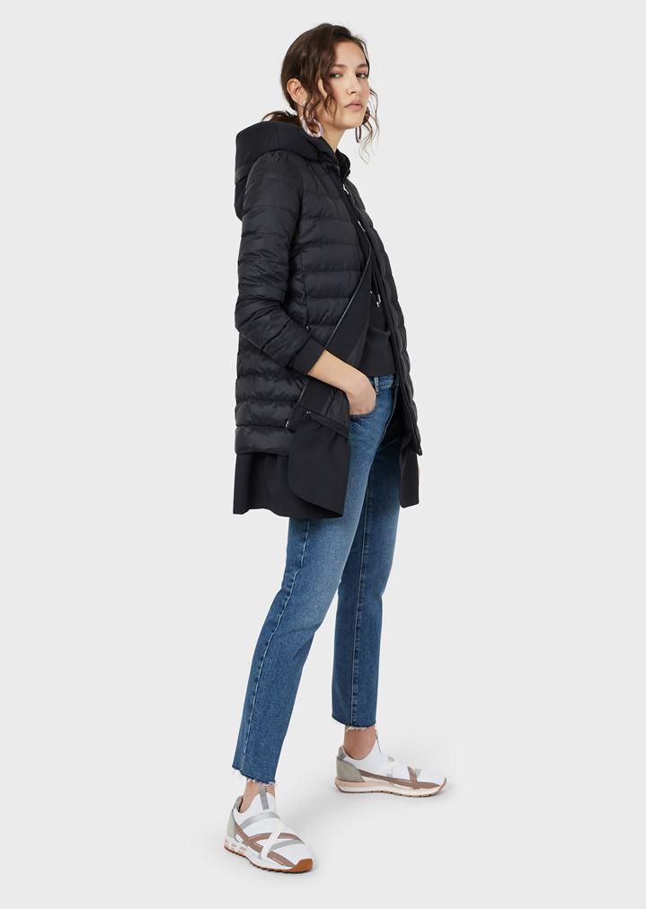 Collezione abbigliamento donna armani, “piumini lunghi”: prezzi | Drezzy
