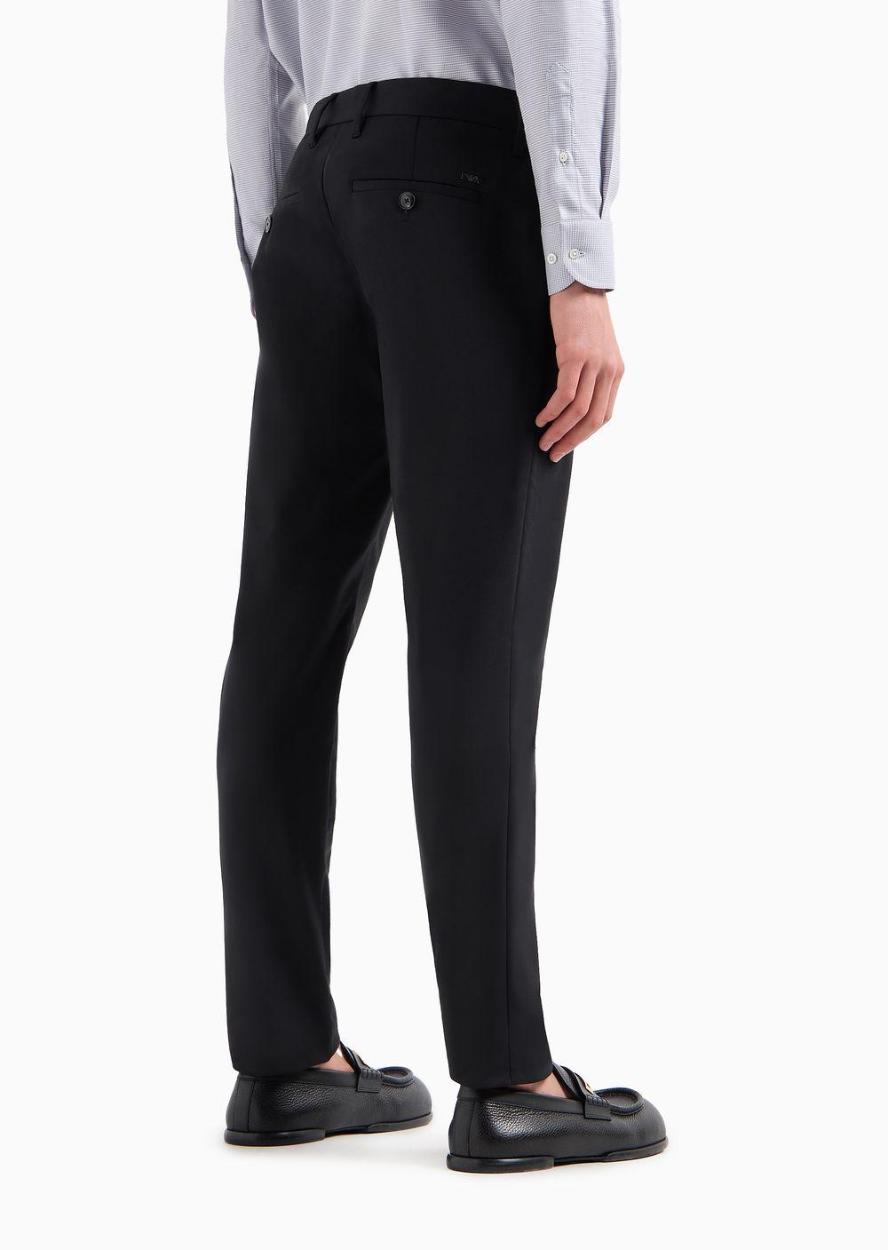 Armani black cheap chinos