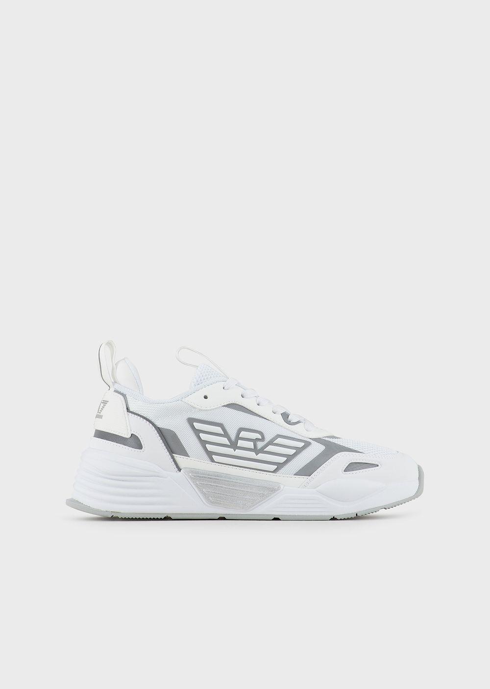 Emporio Armani Synthetic Ace Runner Sneakers in White 2 (Purple) - Save 3%  - Lyst