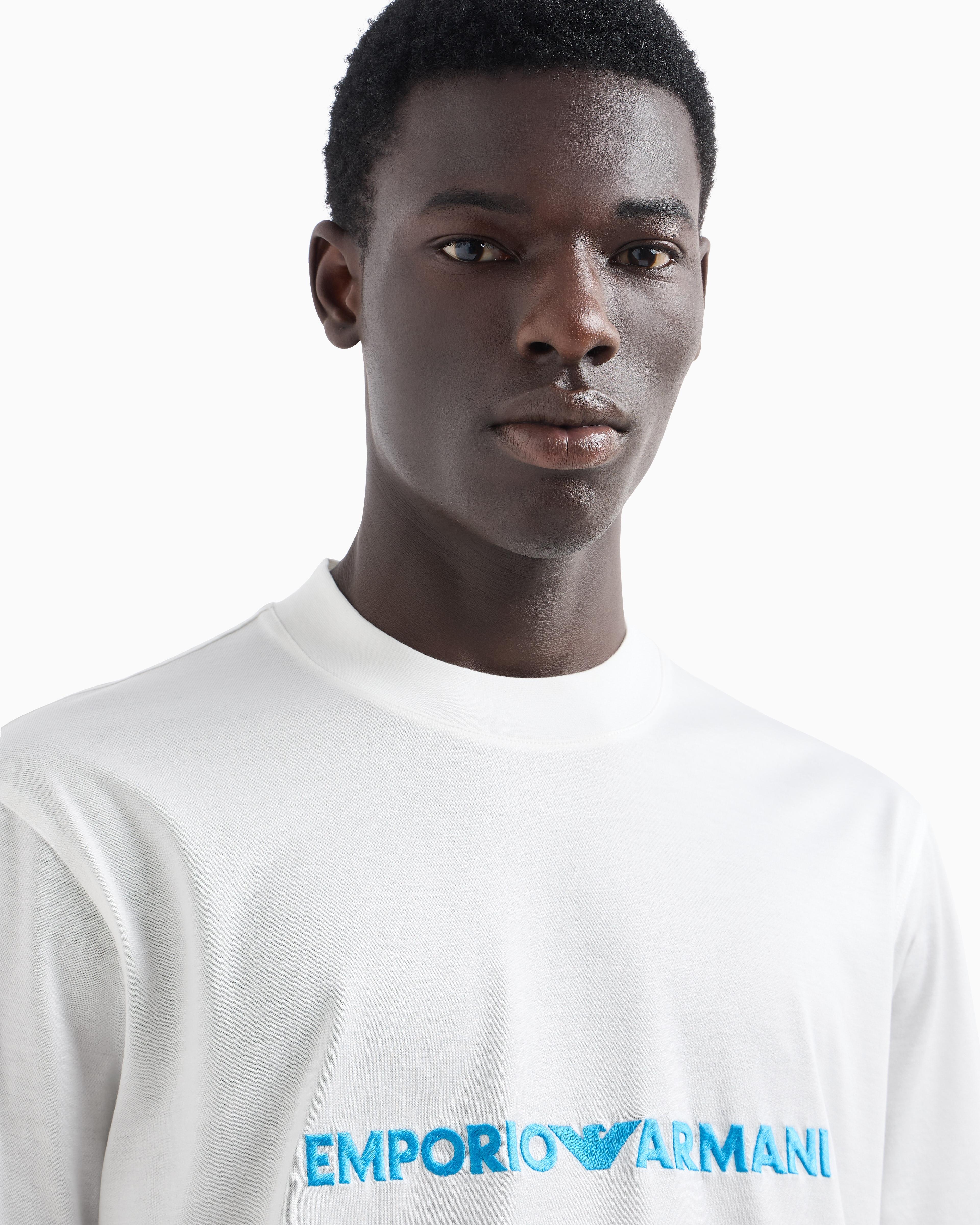 T shirts a manches courtes Emporio Armani pour homme Reductions en ligne jusqu a 21 Lyst