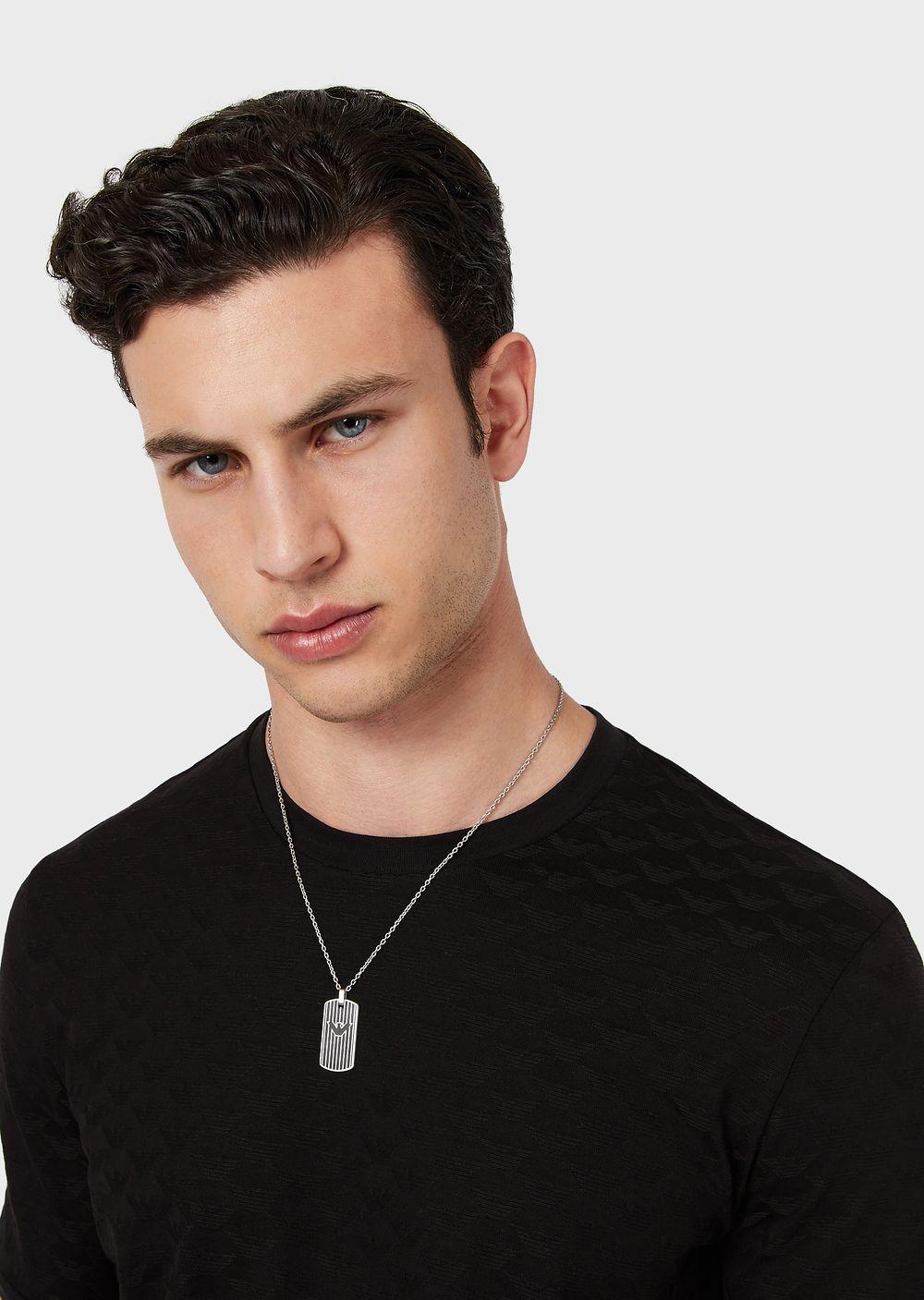 armani men's necklace pendant