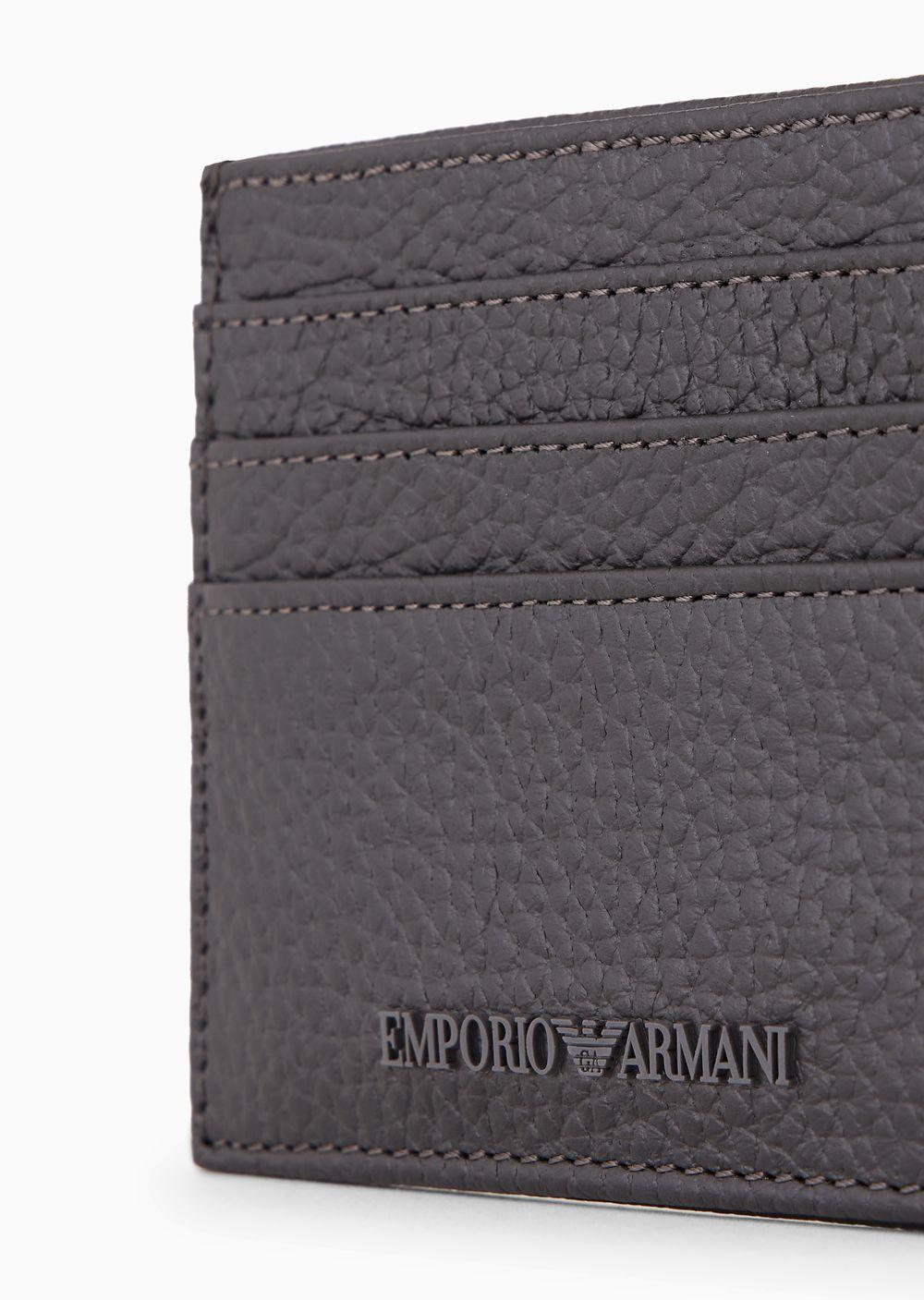 Tumbled Leather Card Holder