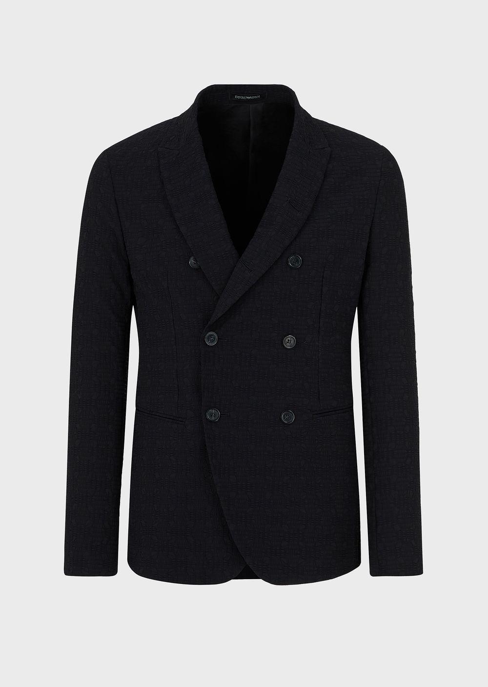 armani double breasted jacket