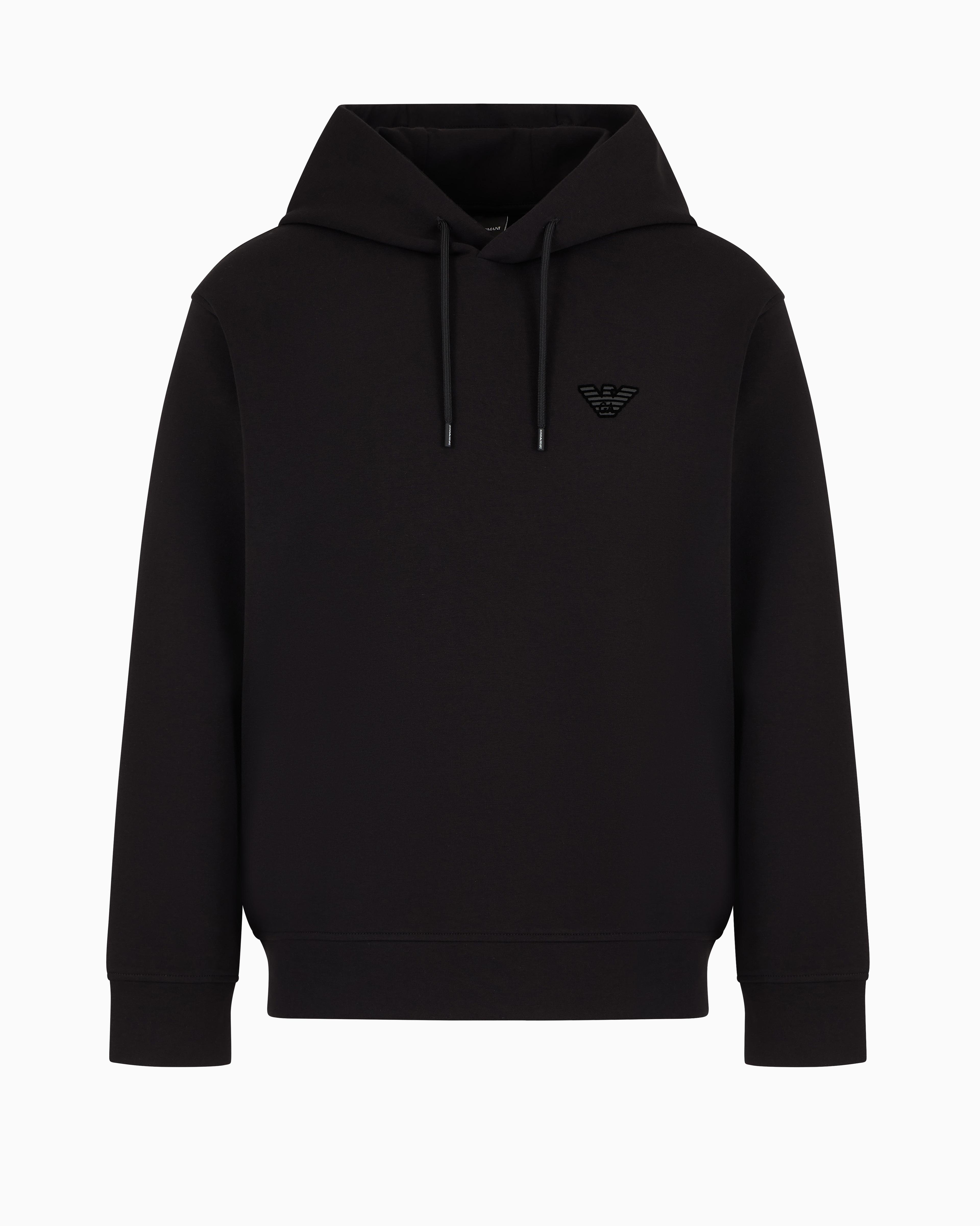 Emporio armani hoodie black hotsell