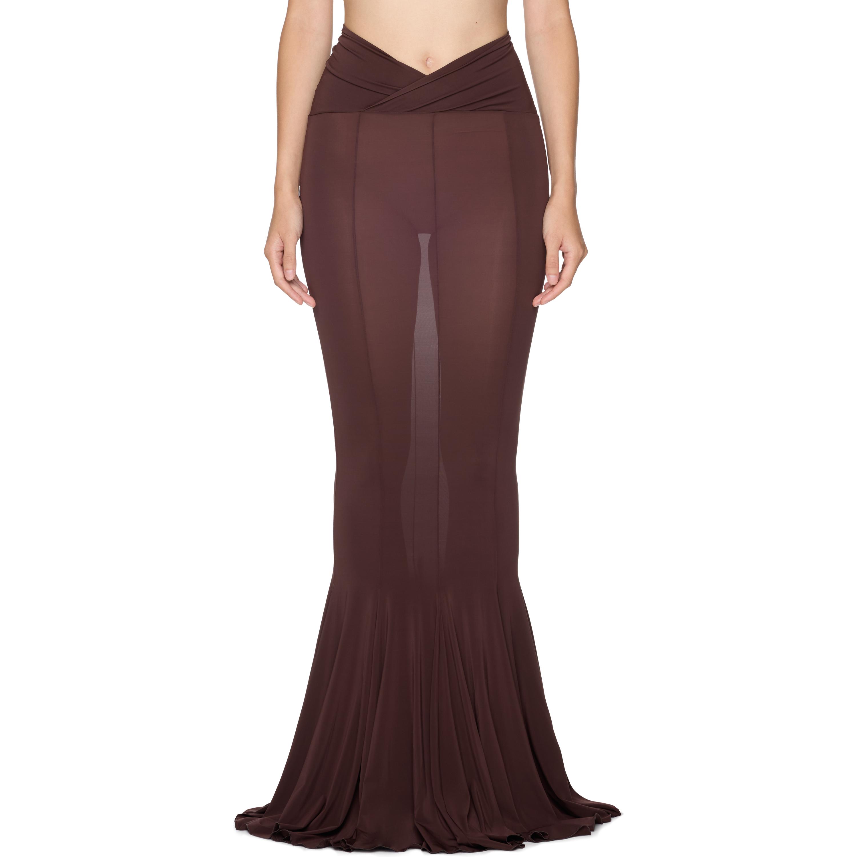 ワンピース NENSI DOJAKA Women Mid Skirts NDSS25DR243BROWN NENSI DOJAKA | DRAPED MINI DRESS