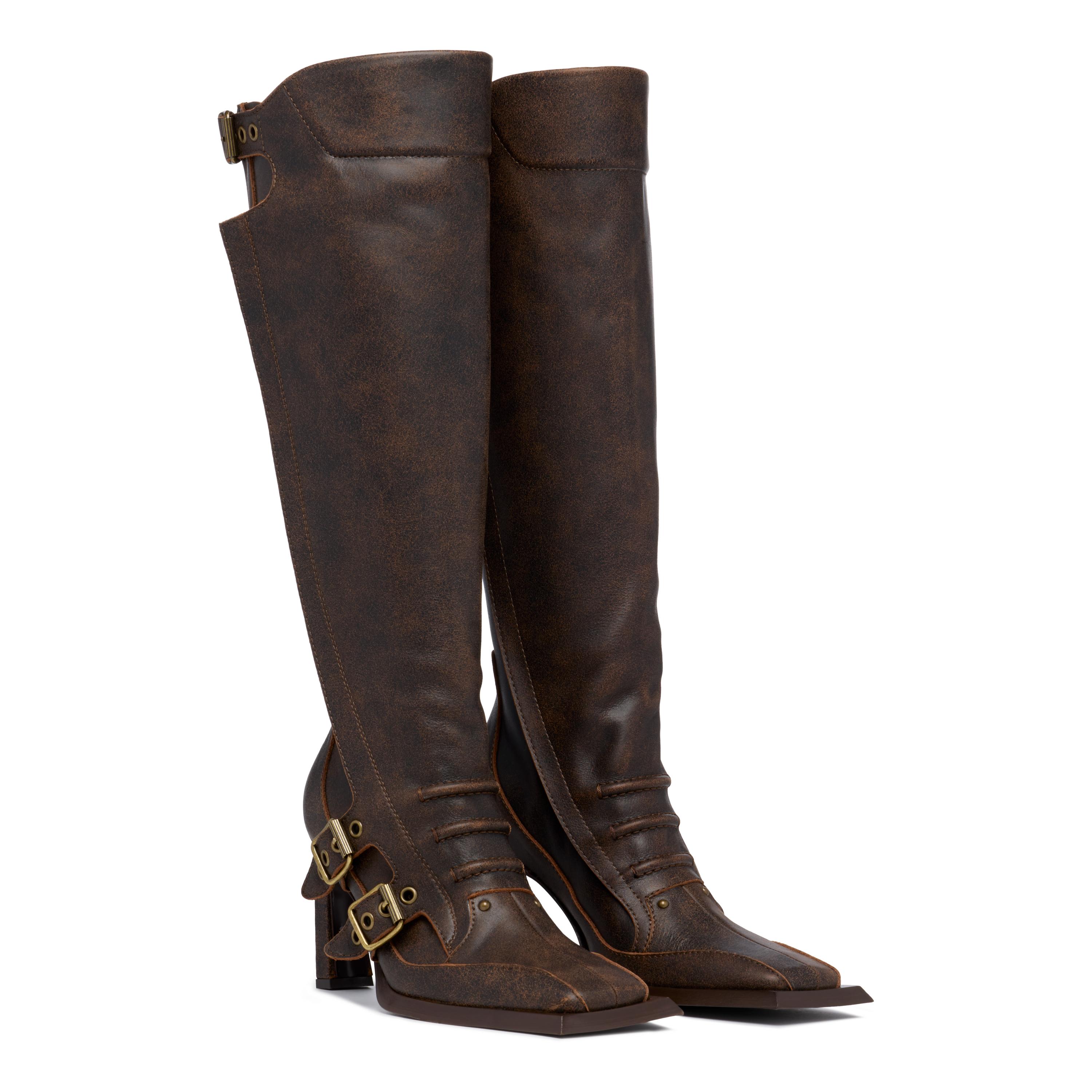 【関税込み】KNWLS ブラウン Hellz ライディングブーツ KNWLS Brown Hellz Boots KNWLS