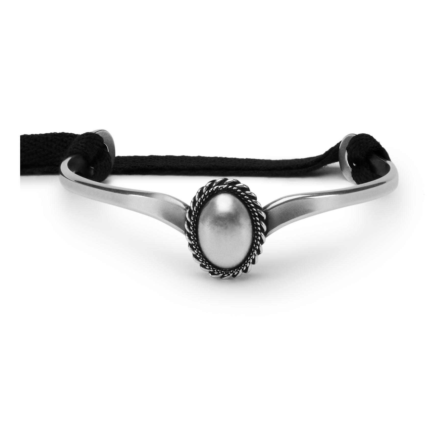 ANN DEMEULEMEESTER バングル 黒 Ann Demeulemeester Bracelets for Women | Online Sale up to