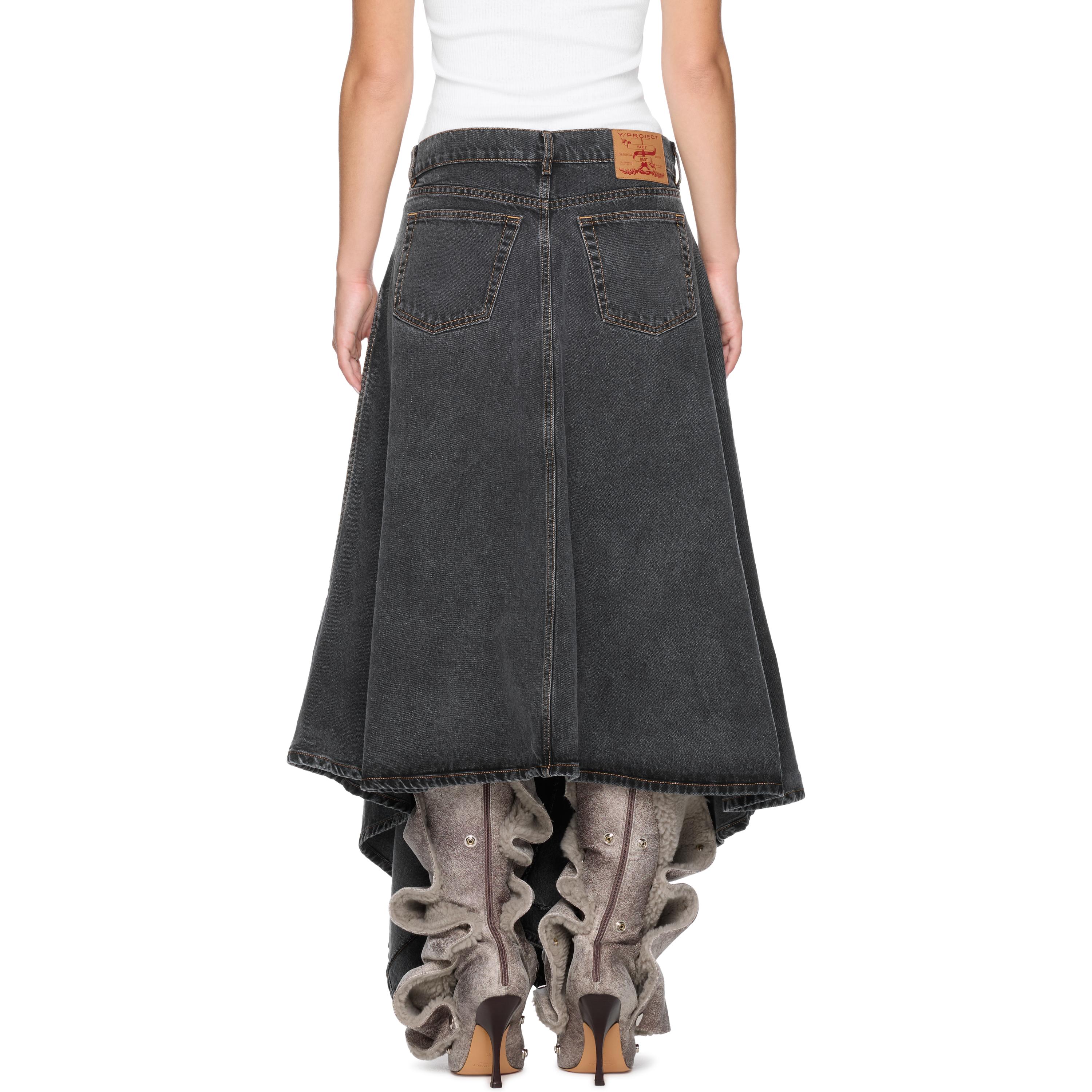 ワンピース Y PROJECT Women Mid Skirts 101DR004EVERGREENWHITE Y. Project Skirts for Women | Online Sale up to 65% off | Lyst