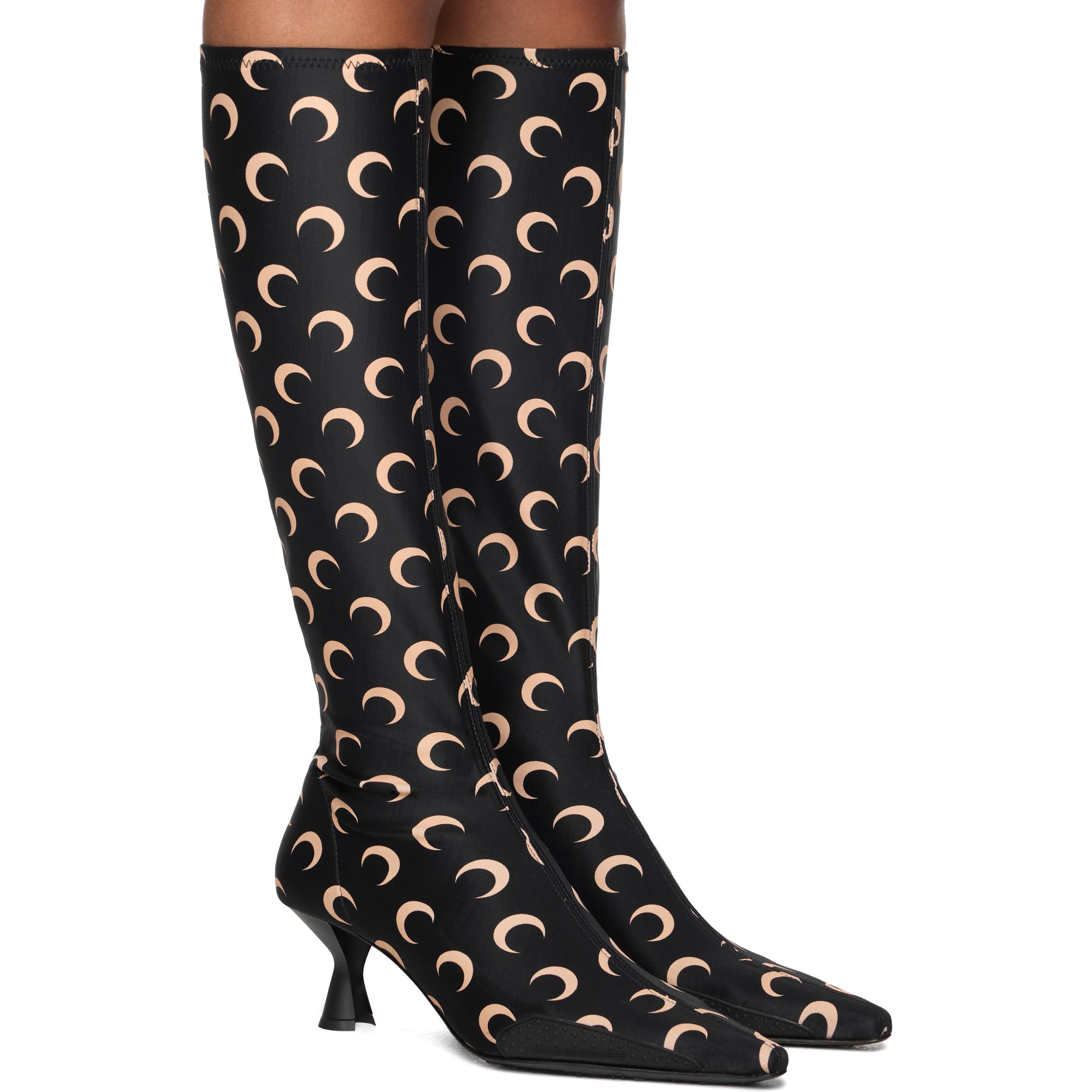送関込【MARINE SERRE 】 クレセントムーンソックスブーツ Marine Serre Shoes for Women | Online Sale up to 50% off | Lyst