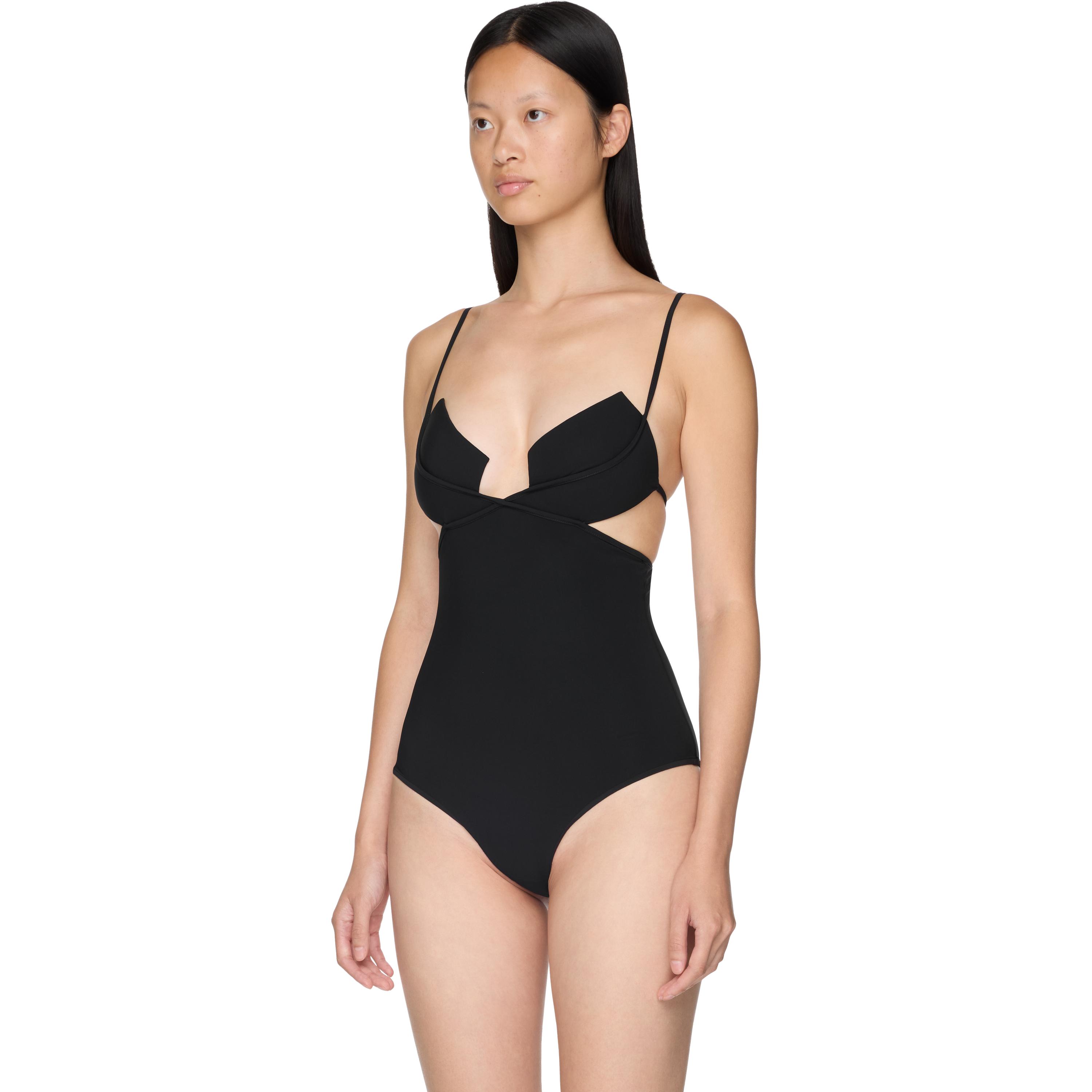 ワンピース水着 NENSI DOJAKA Woman Swimsuit Black NDSS23SWIM001 BLACK Nensi Dojaka Butterfly Cut-Out One-Piece Swimsuit Sz M | eBay