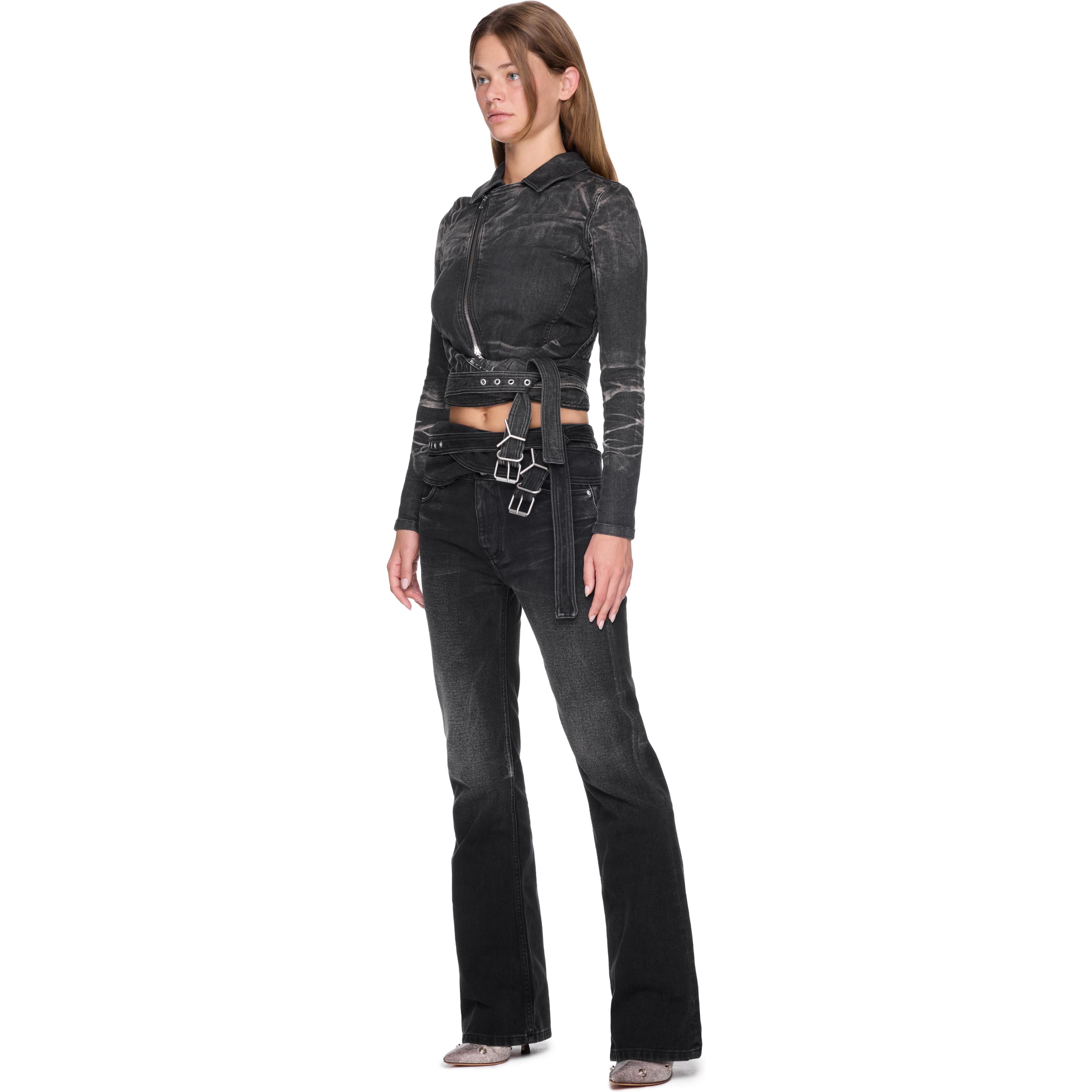 ジャケット Y PROJECT Women Outer 201BL009F533 BLACK Black Y. Project Jean and denim jackets for Women | Online Sale up