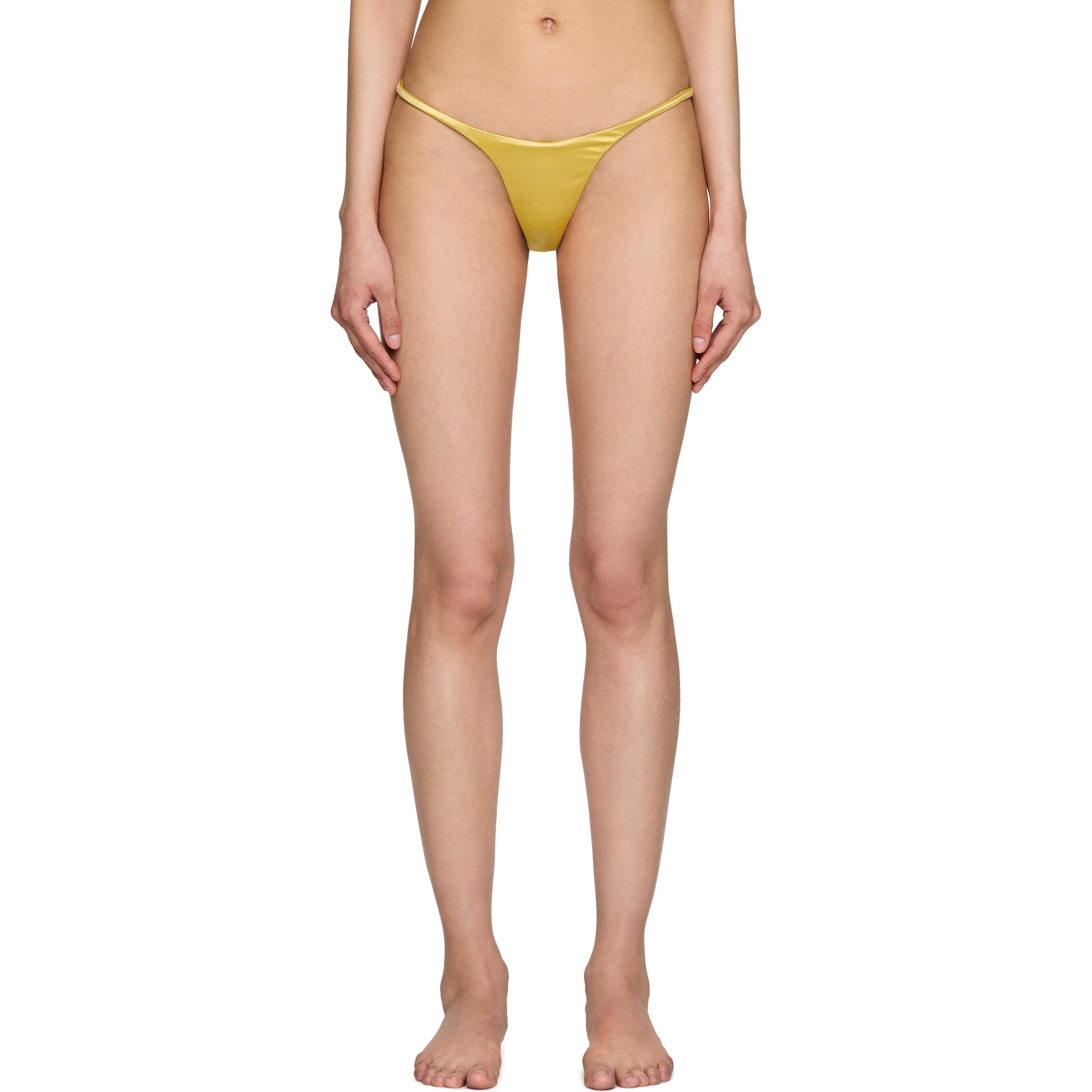 【関税込み】Isa Boulder グリーン Argyle & Forward ビキニ Isa Boulder SSENSE Exclusive Green Chunky Rope Bikini Isa