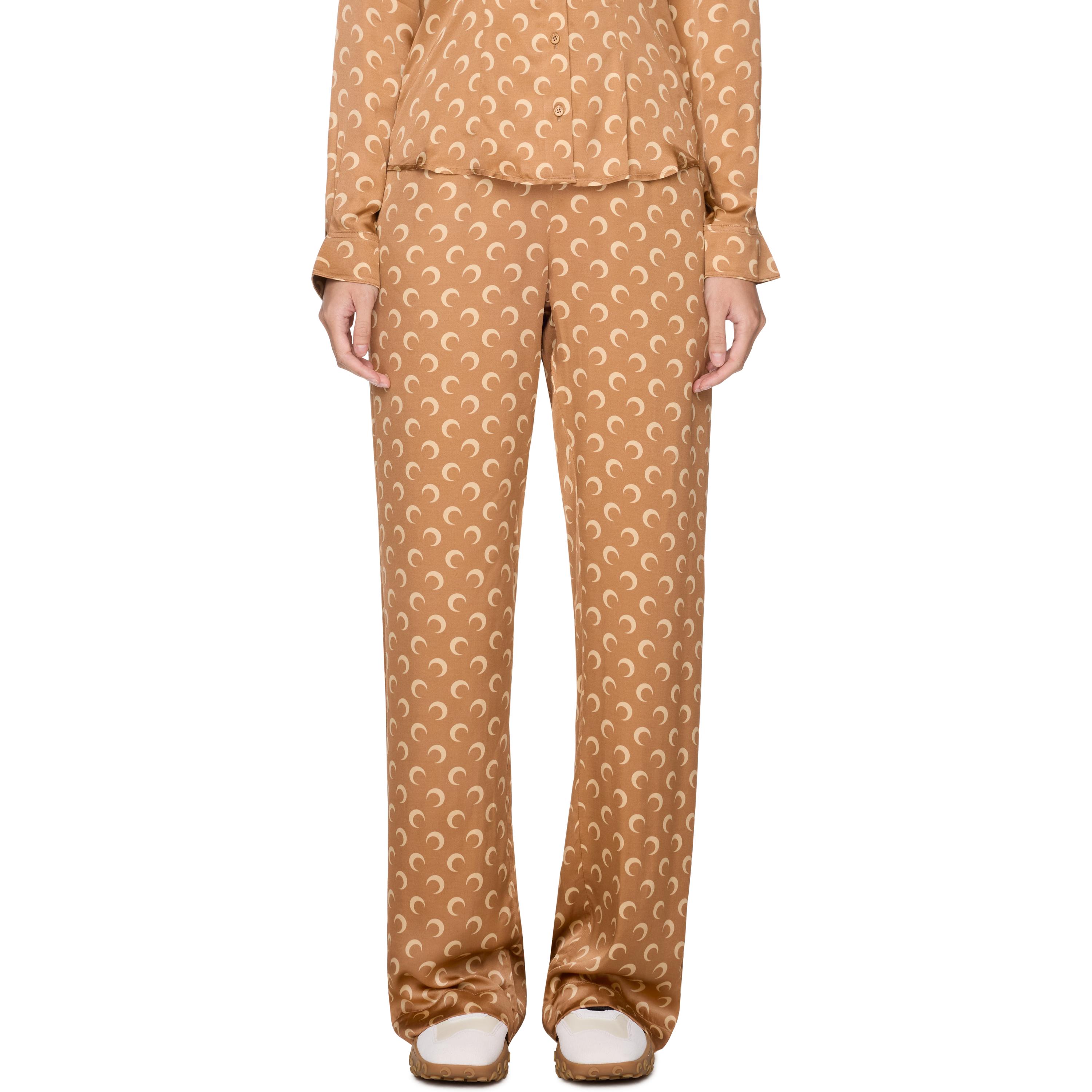 パンツ MARINE SERRE Woman Pants Camel UPA058ACWOV0059 BG70 Marine Serre Pants for Women | Online Sale up to 86% off | Lyst