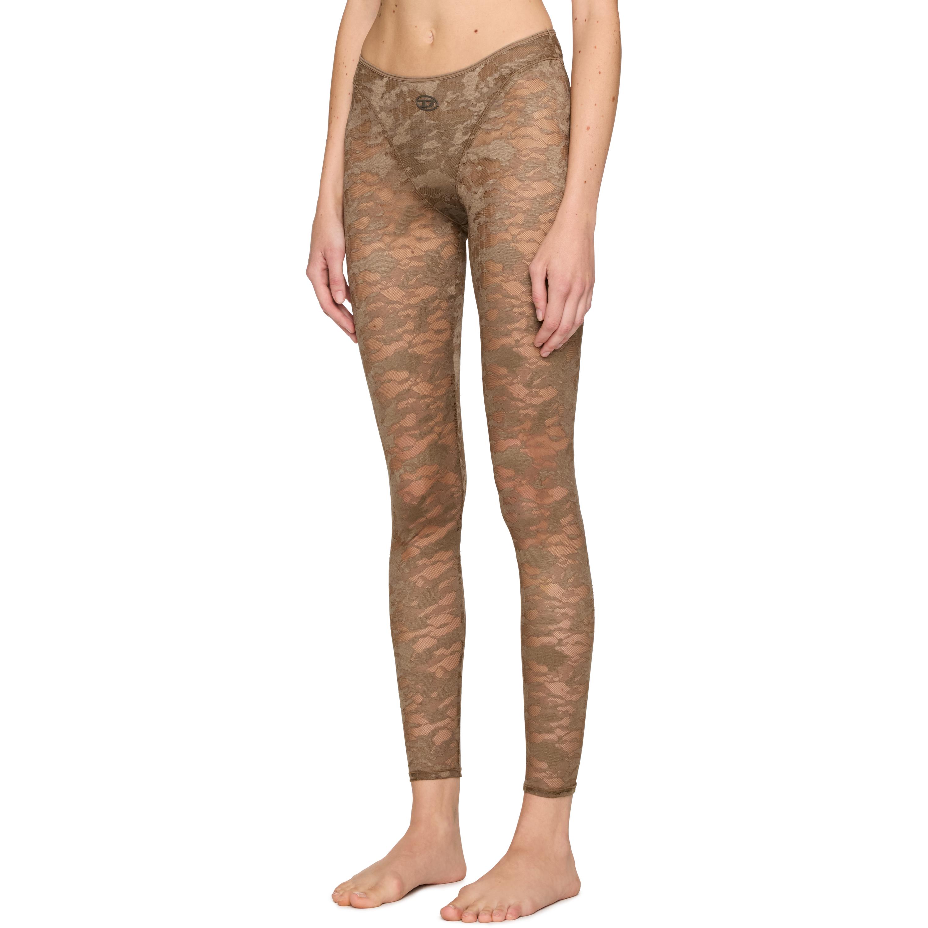 パンツ Diesel Claire-Utlt Lace Leggings Women's Camo lace leggings | Black | Diesel