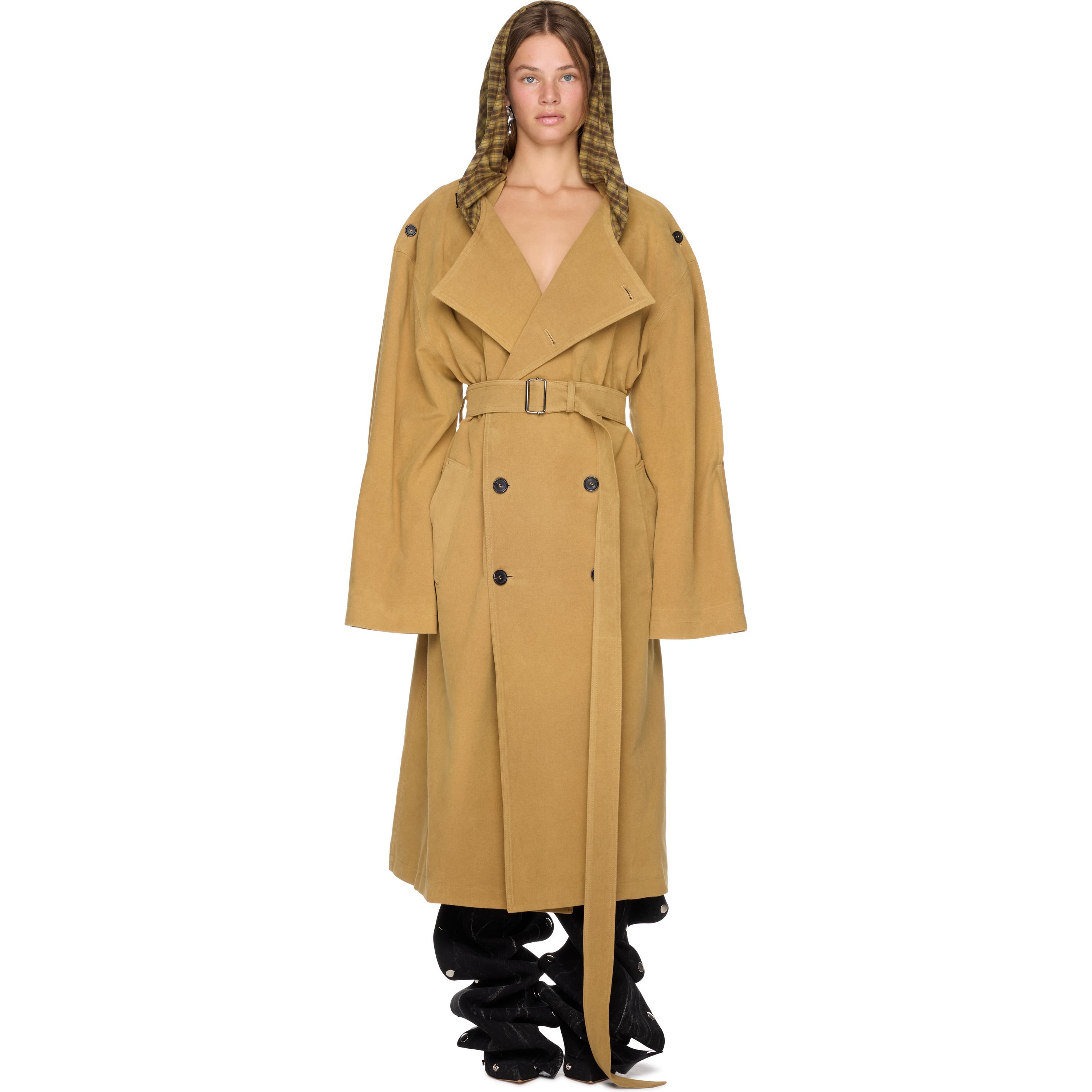 【最終値】Y/PROJECT y-belt long coat Y/PROJECT - Y Belt Brushed Wool Coat | HBX - Globally