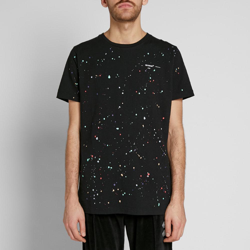 Off white paint splatter cheap shirt