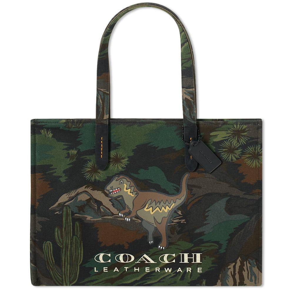 Coach camo tote hot sale
