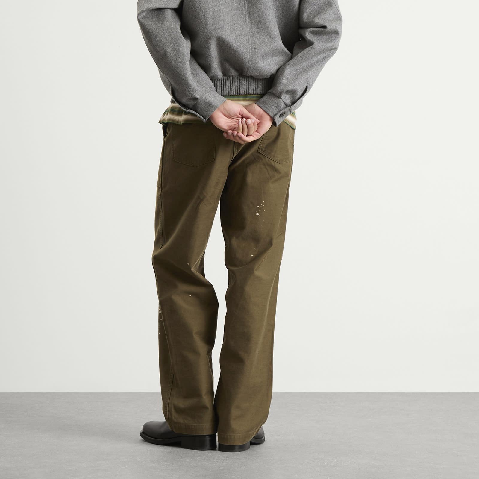 auralee-Khaki-Brown-Washed-