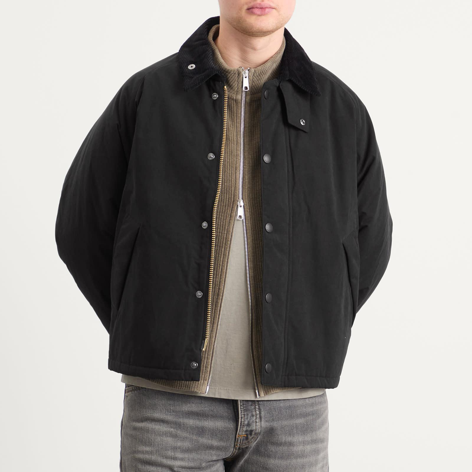 Barbour Padded Transport Jacket in Black for Men | Lyst UK
