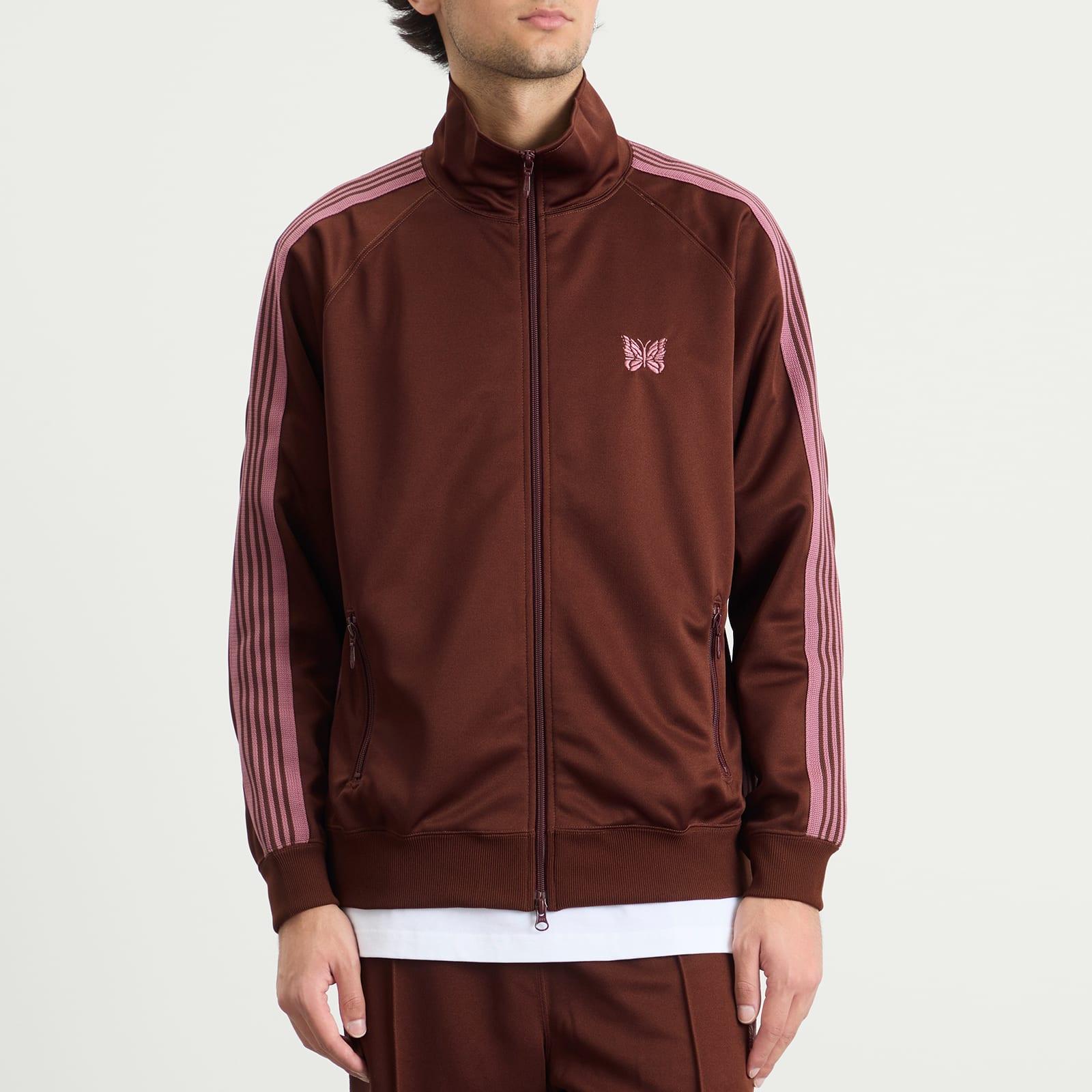 Needles/Track Jacket - Poly Smooth ブラウン Needles Poly Smooth 