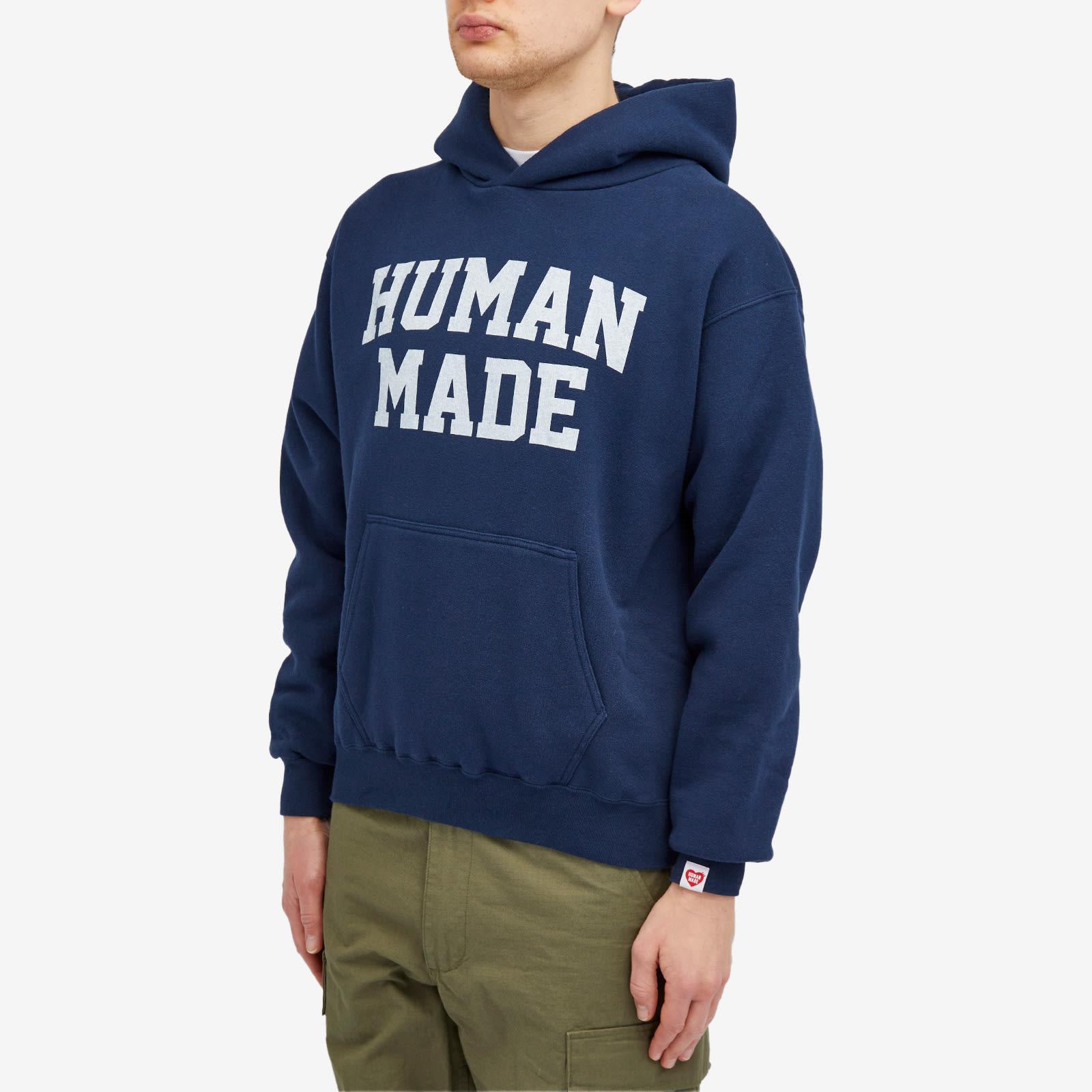 Human made pizza hoodie blue hotsell